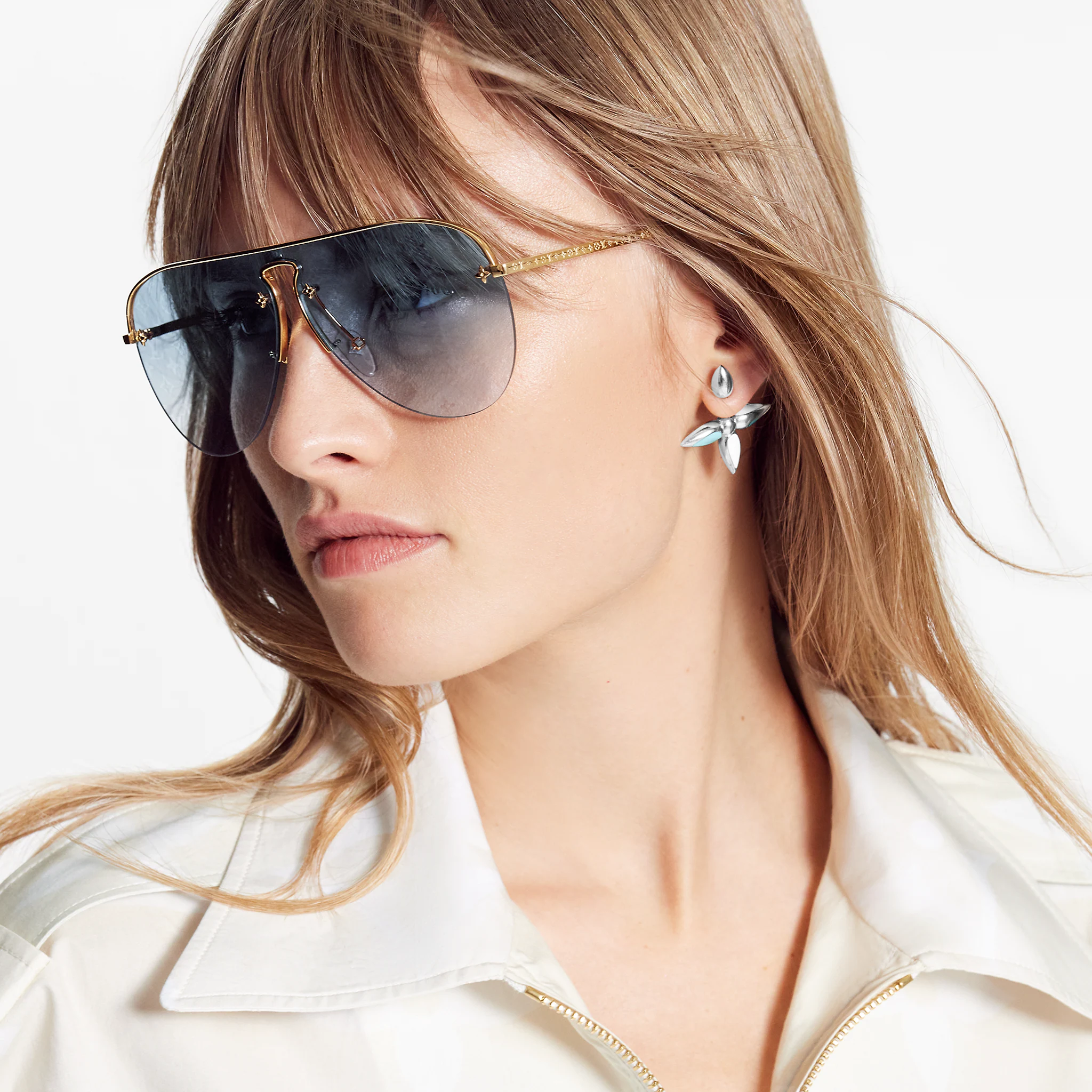 Louis Vuitton Grease Mask Sunglasses in Blue - Accessories Z1470U