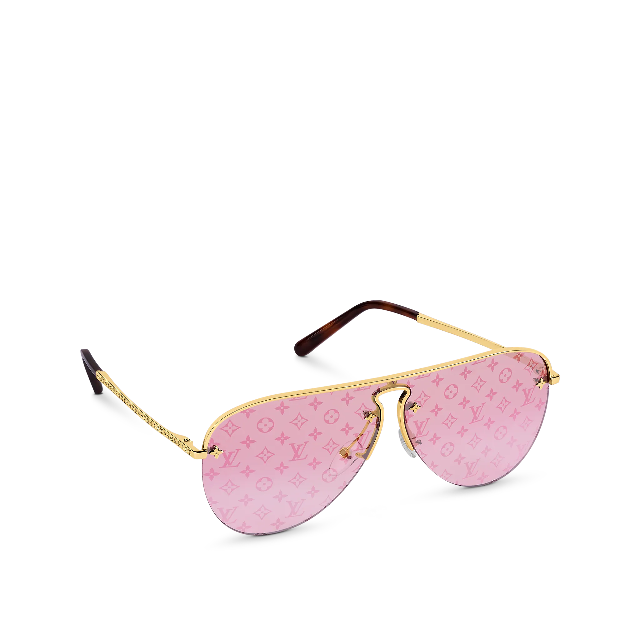 Louis Vuitton Grease Mask Sunglasses in Pink - Accessories Z1471U