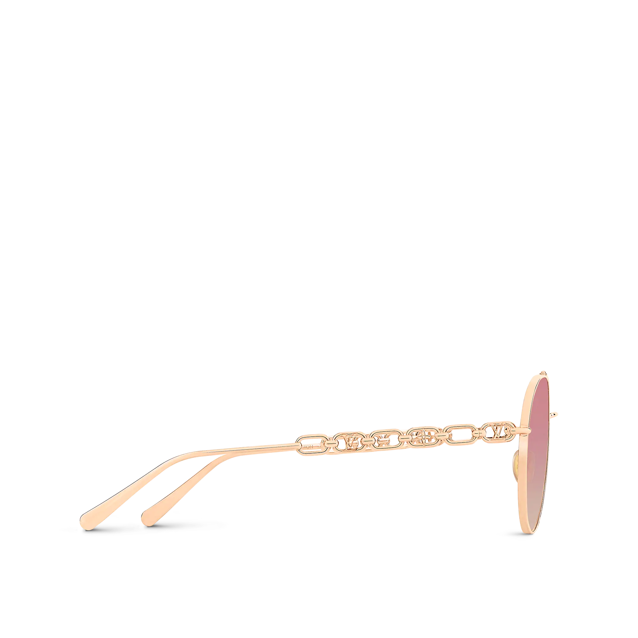 Louis Vuitton My LV Chain Pilot Sunglasses Pink Gold - Women - Accessories Z1648E Z1648W