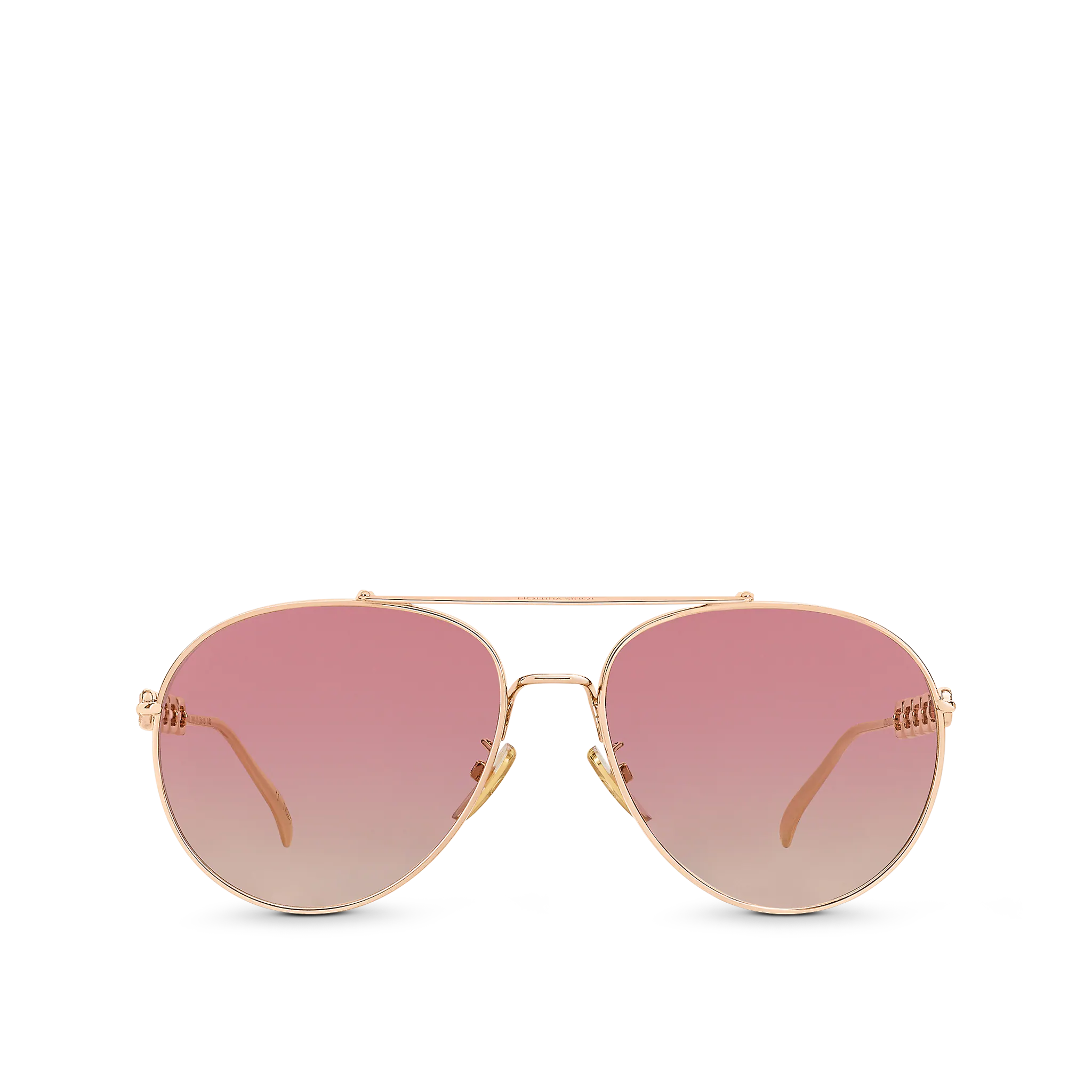 Louis Vuitton My LV Chain Pilot Sunglasses Pink Gold - Women - Accessories Z1648E Z1648W