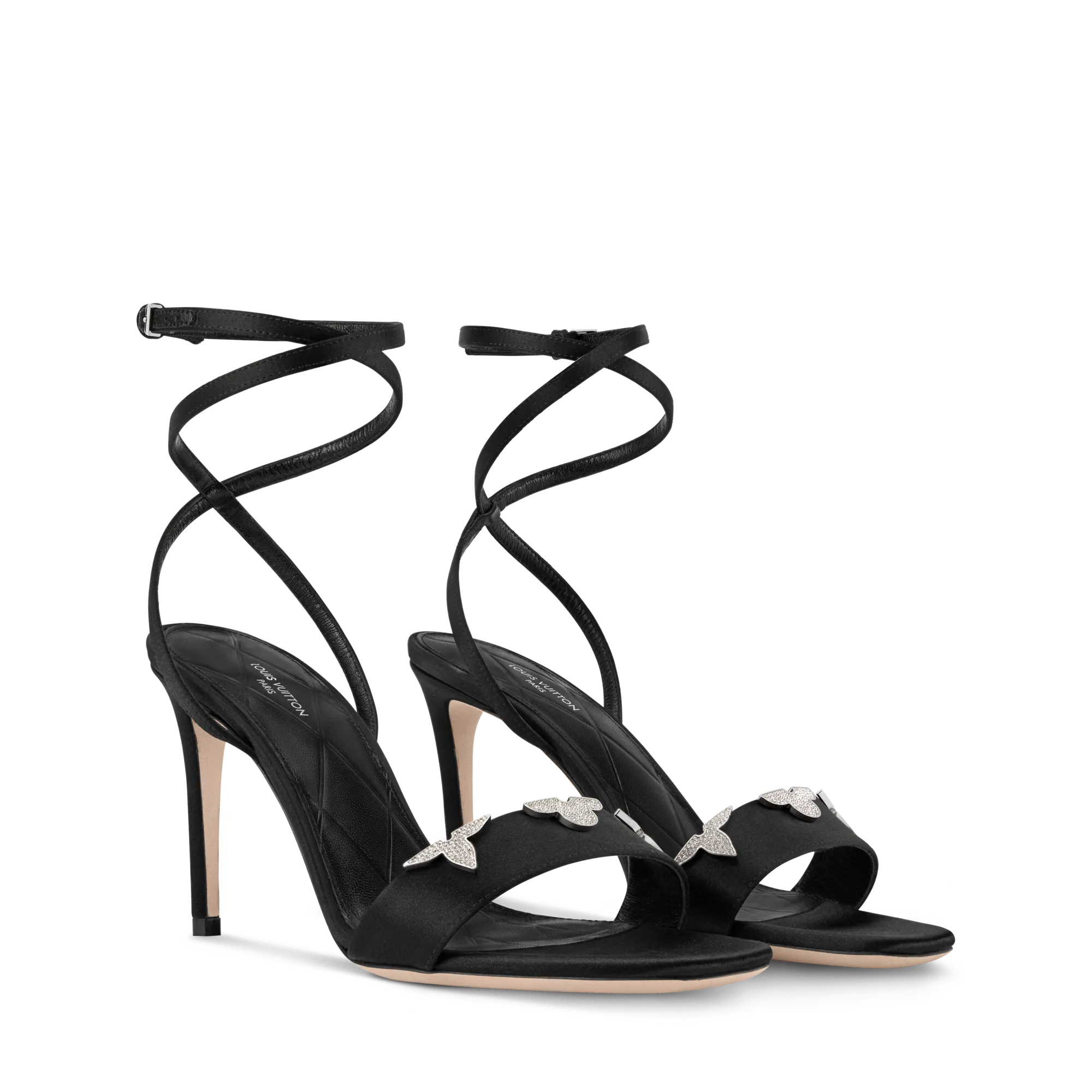 Louis Vuitton Gala Sandal Satin Women - Shoes 1AIUVK Black