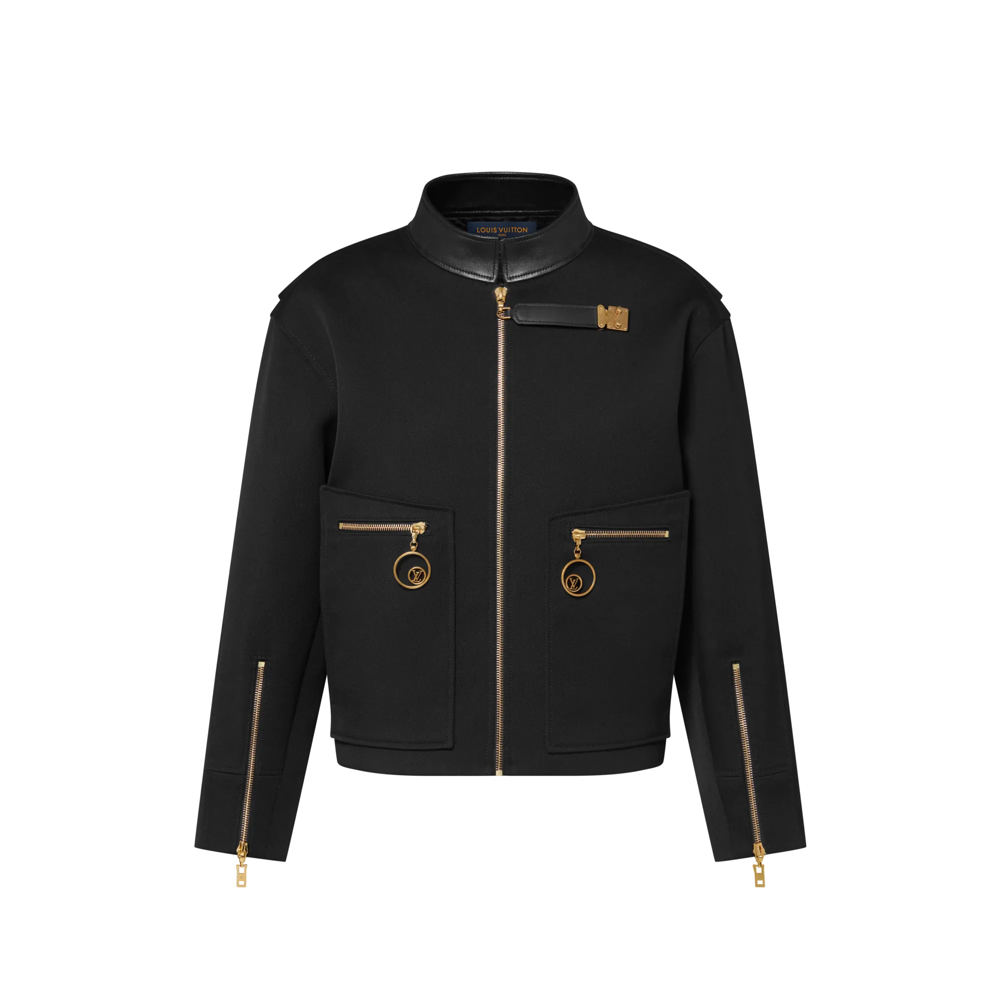 Louis Vuitton S - Lock Zipper Jacket Women - Ready-to-Wear 1AJE57 Black