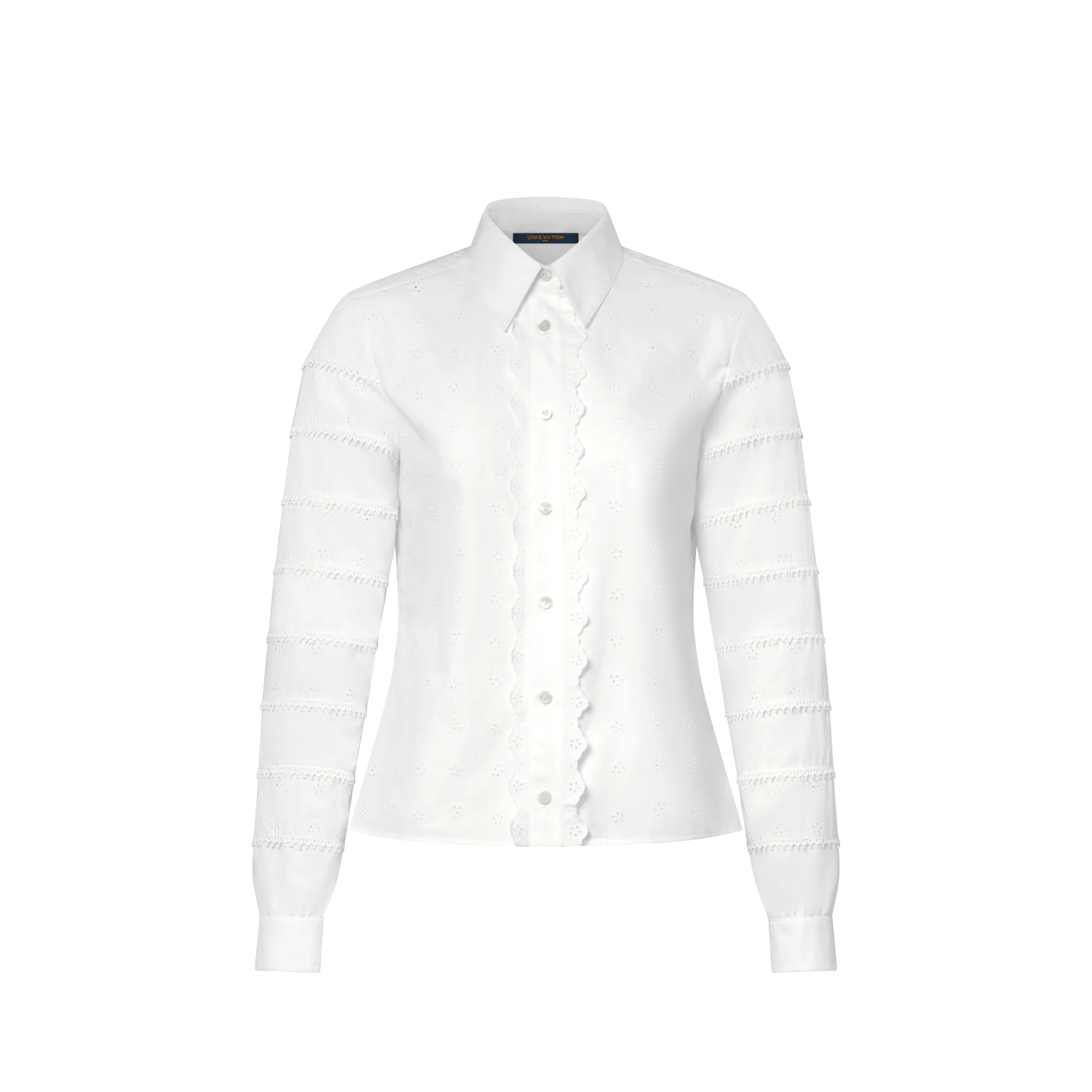 Louis Vuitton Broderie Anglaise Shirt Women - Ready-to-Wear 1AJEKD White
