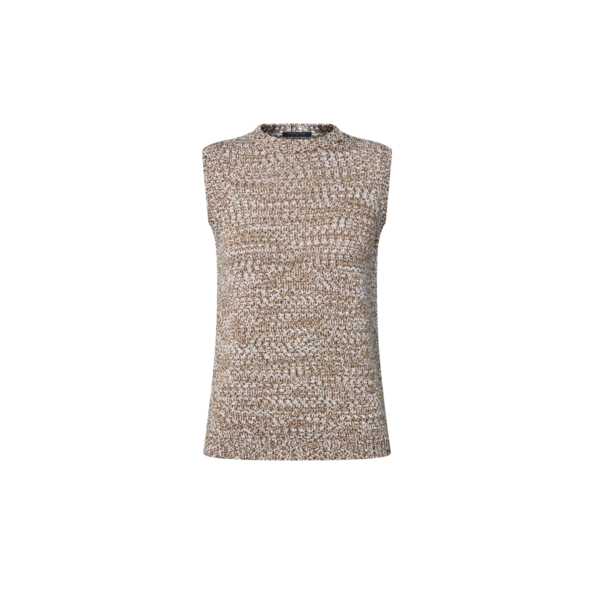 Louis Vuitton Sleeveless Tweed Knit Pullover Women - Ready-to-Wear 1AJEWL Green