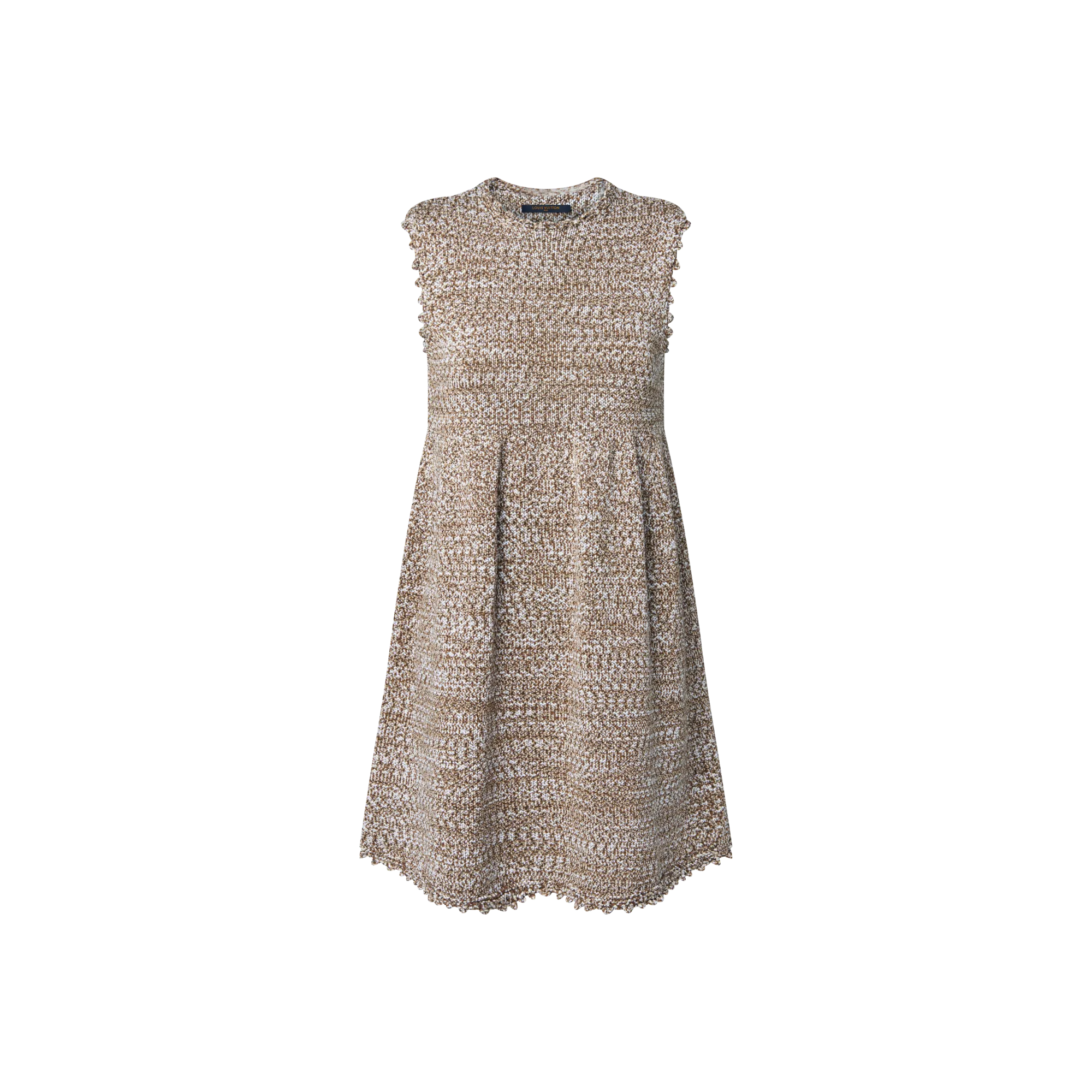 Louis Vuitton Tweed Knit Mini Dress Women - Ready-to-Wear 1AJEWS Green