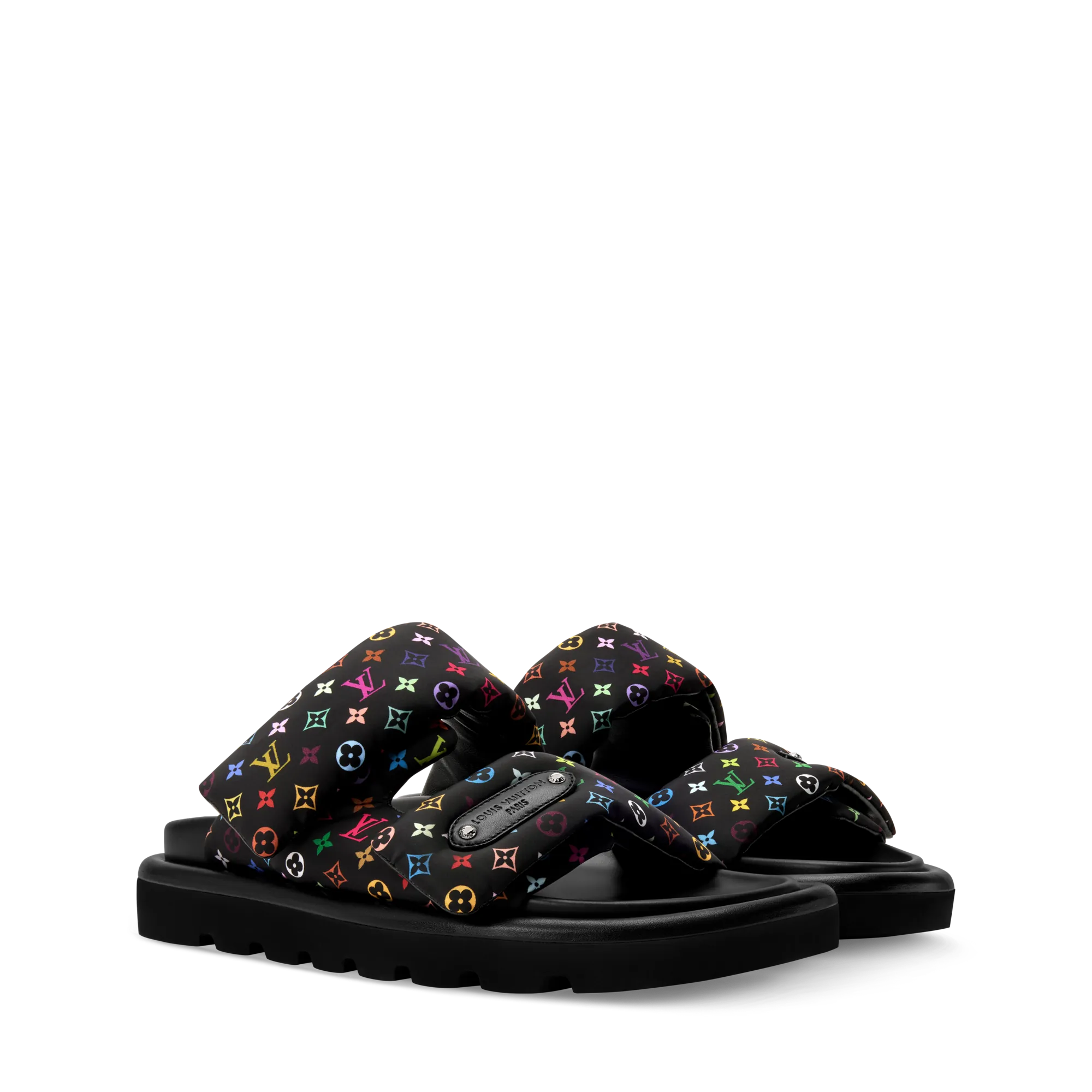 Louis Vuitton LV x TM Pool Pillow Comfort Mule Nylon Women - Shoes 1AJLGU Black