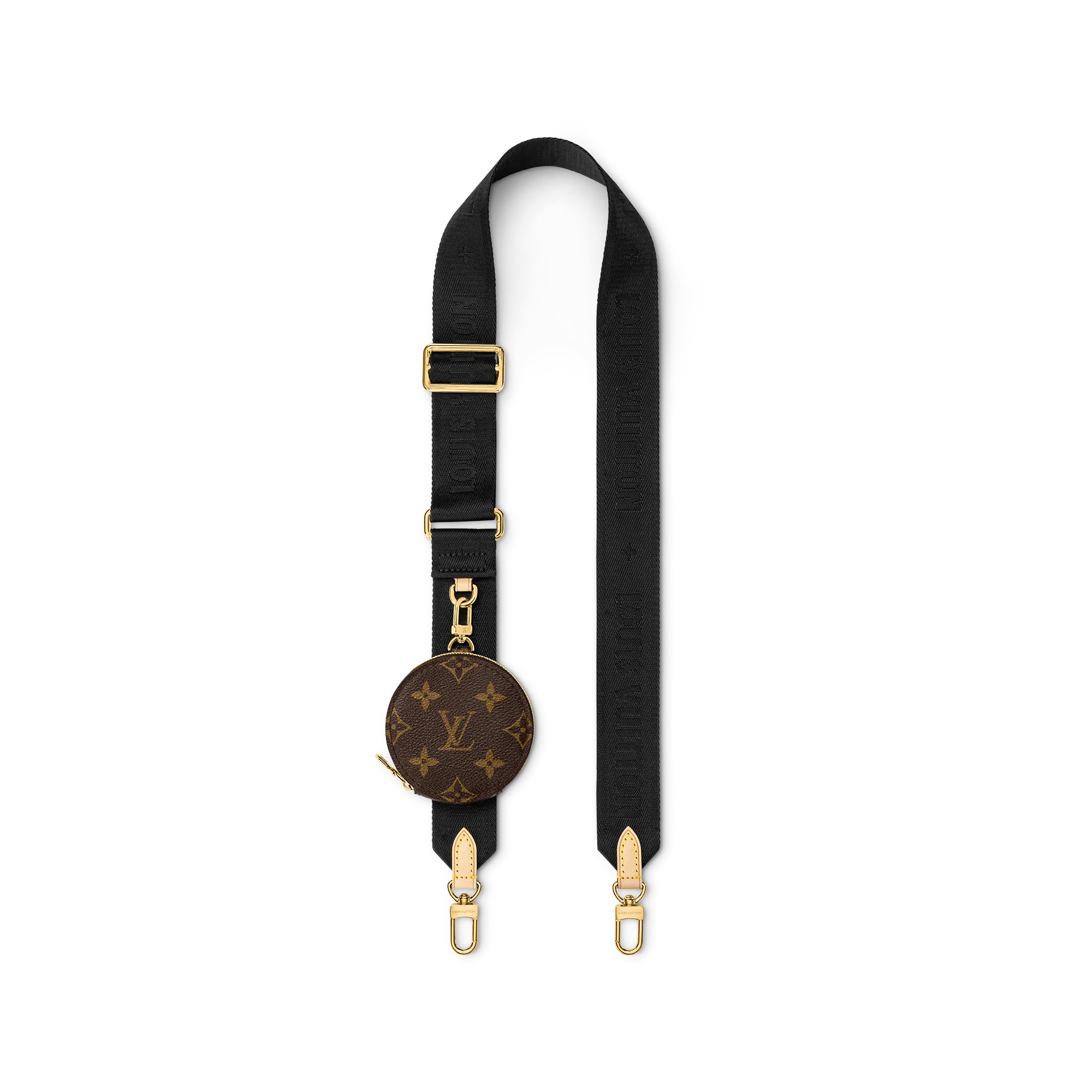 Louis Vuitton Bandouliere Monogram Women - Small Leather Goods J02487 Black