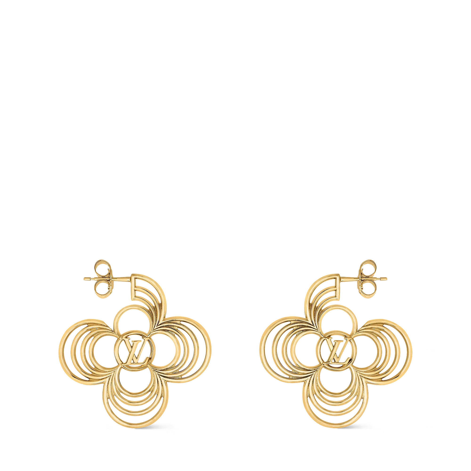 Louis Vuitton LV Breeze Earrings Brass Women - Fashion Jewelry M02675 Gold