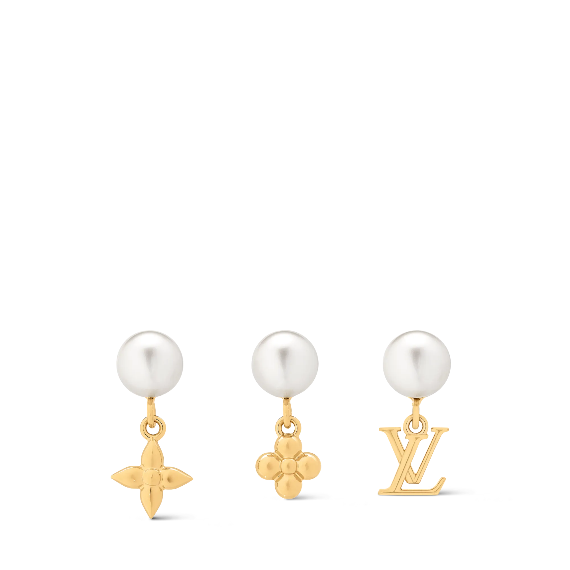 Louis Vuitton Pearl River Earrings Brass Women - Fashion Jewelry M02810 Gold Louis Vuitton Pearl River Earrings Brass Women - Fashion Jewelry M02810 Gold