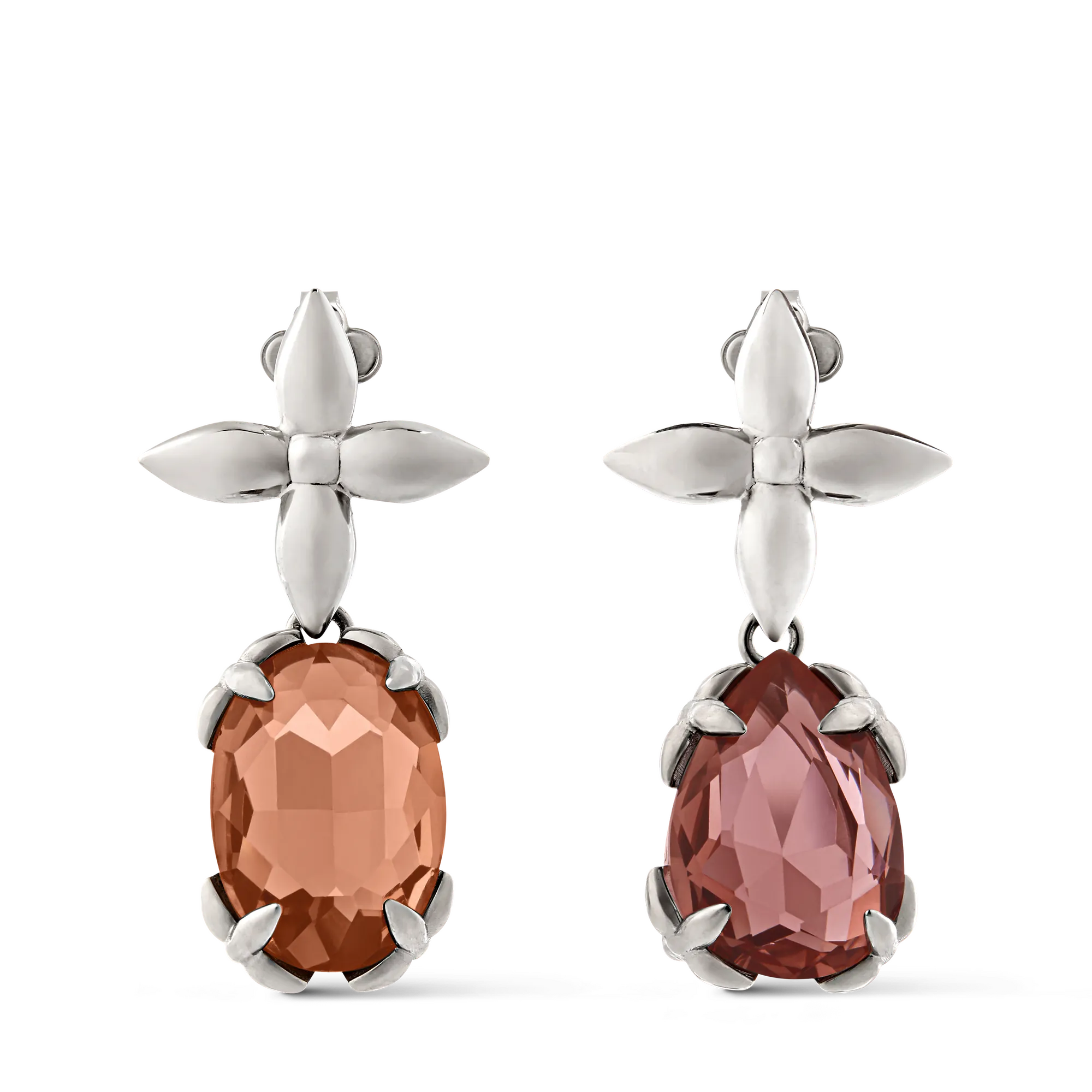 Louis Vuitton Heirloom Earrings Brass Women - Fashion Jewelry M03032 Silver