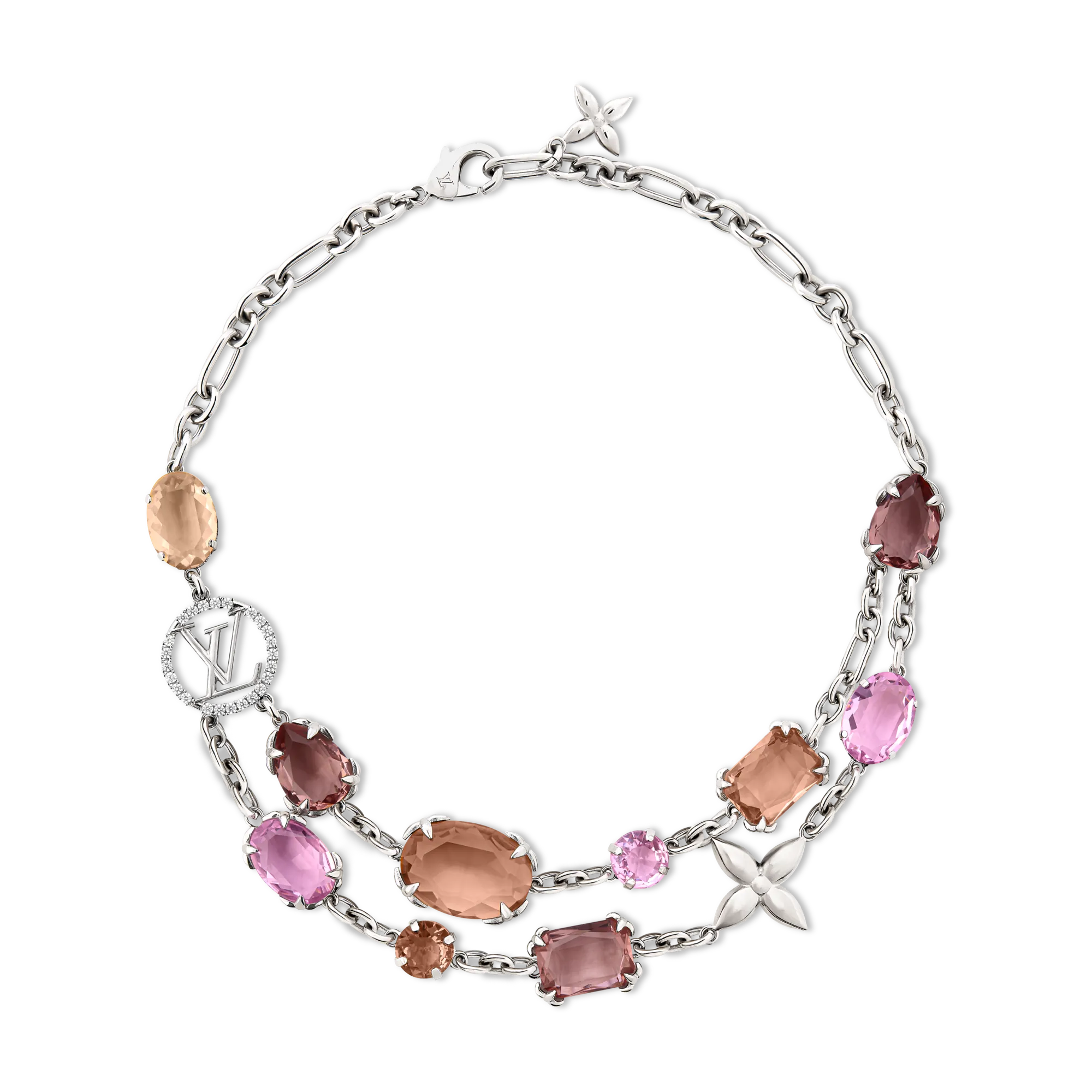 Louis Vuitton Heirloom Necklace Brass Women - Fashion Jewelry M03035 Orange