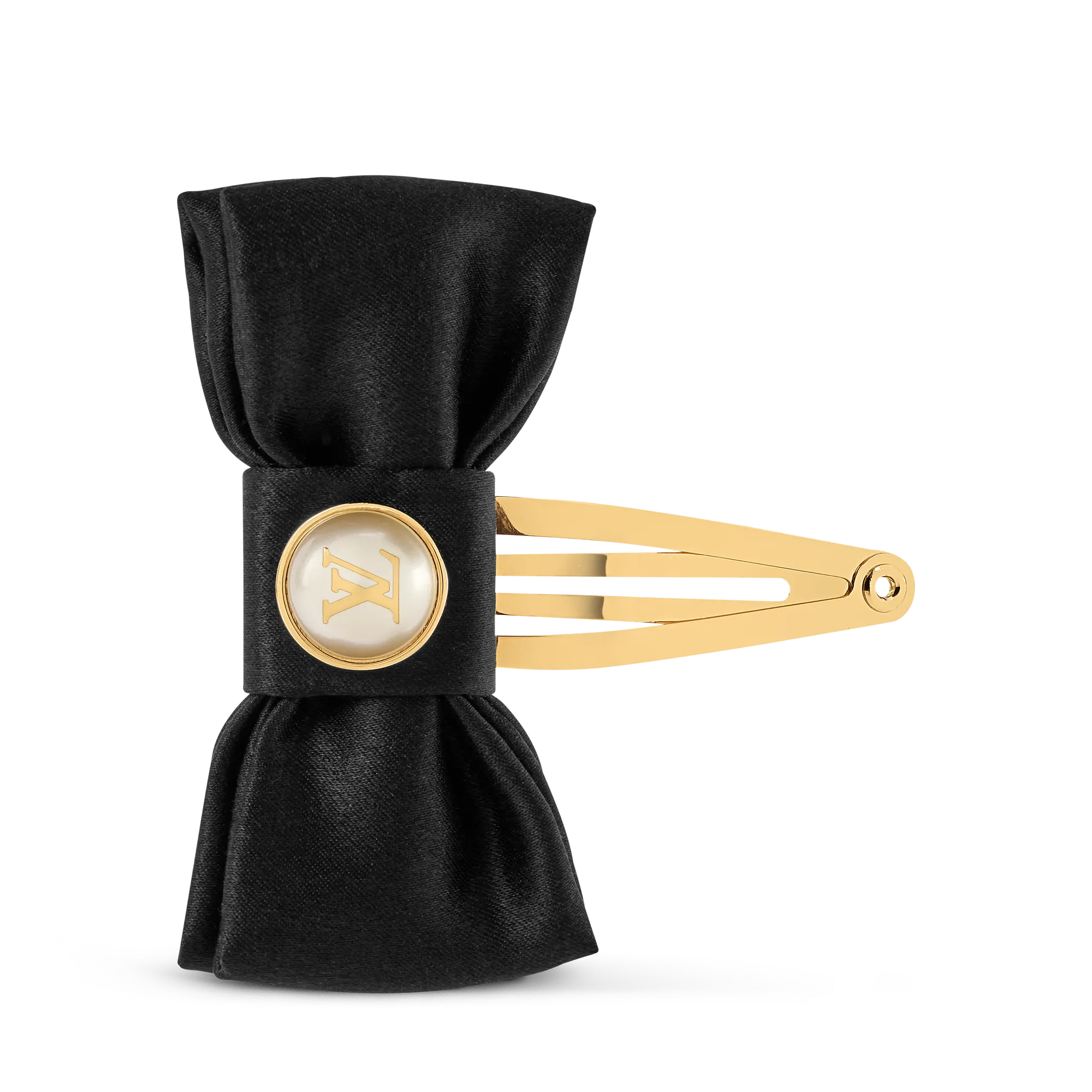 Louis Vuitton Mix Pearls Barrette Steel Women - Fashion Jewelry M03249 Black