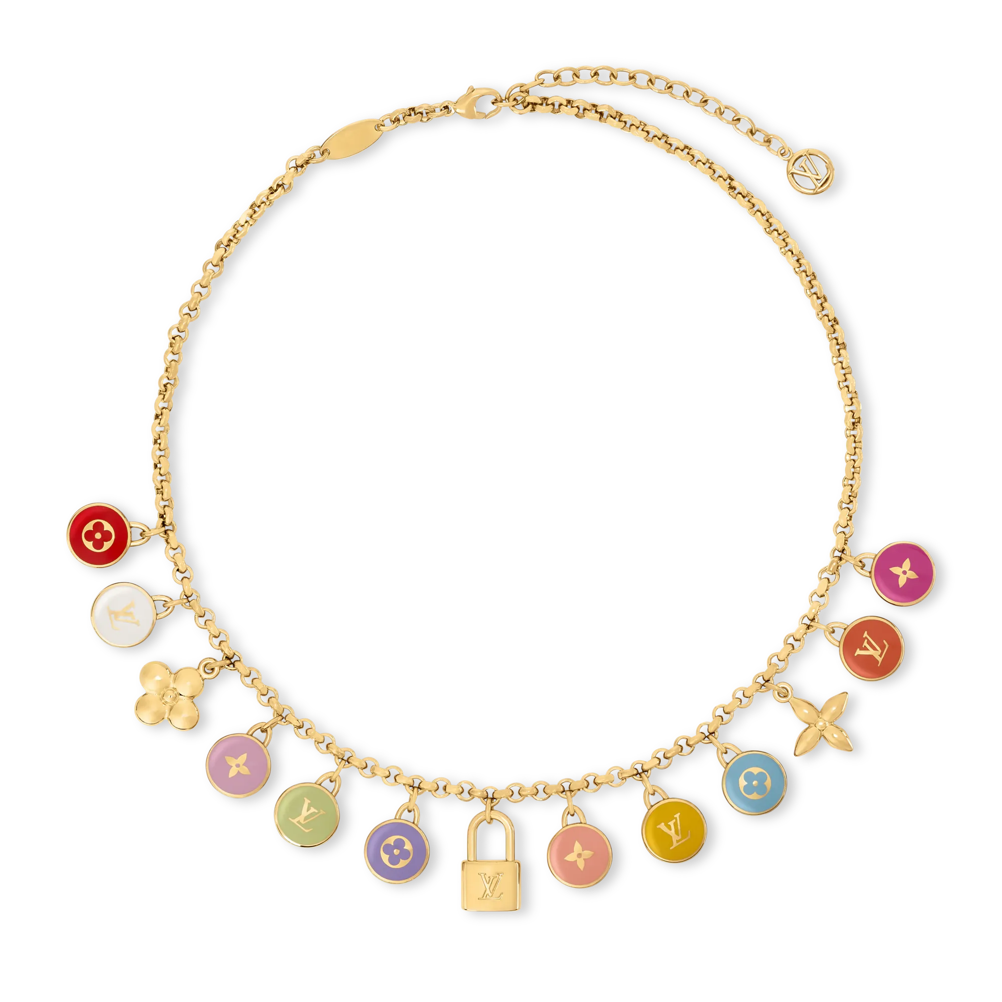 Louis Vuitton LV Confetti Necklace Zamak Women - Fashion Jewelry M03506 Multicolour