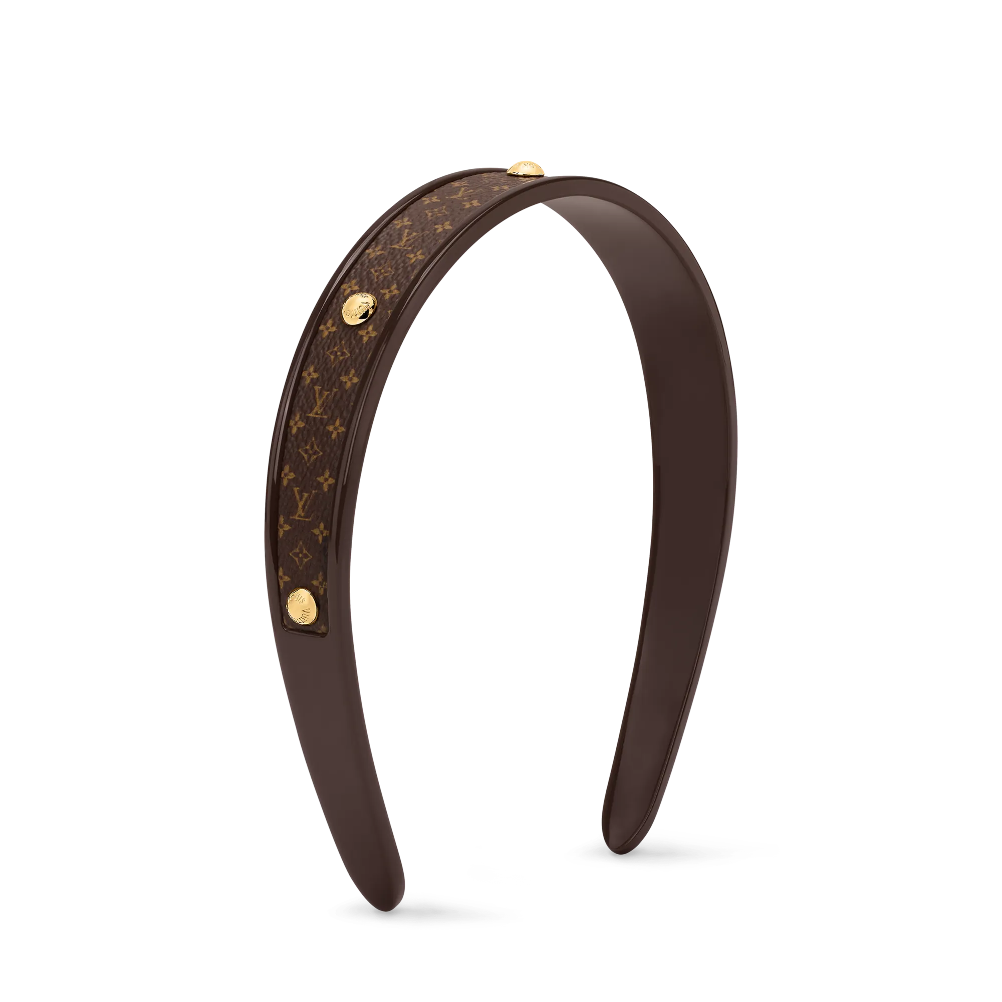 Louis Vuitton MNG Resin Headband Plexiglass Women - Fashion Jewelry M03539 Brown