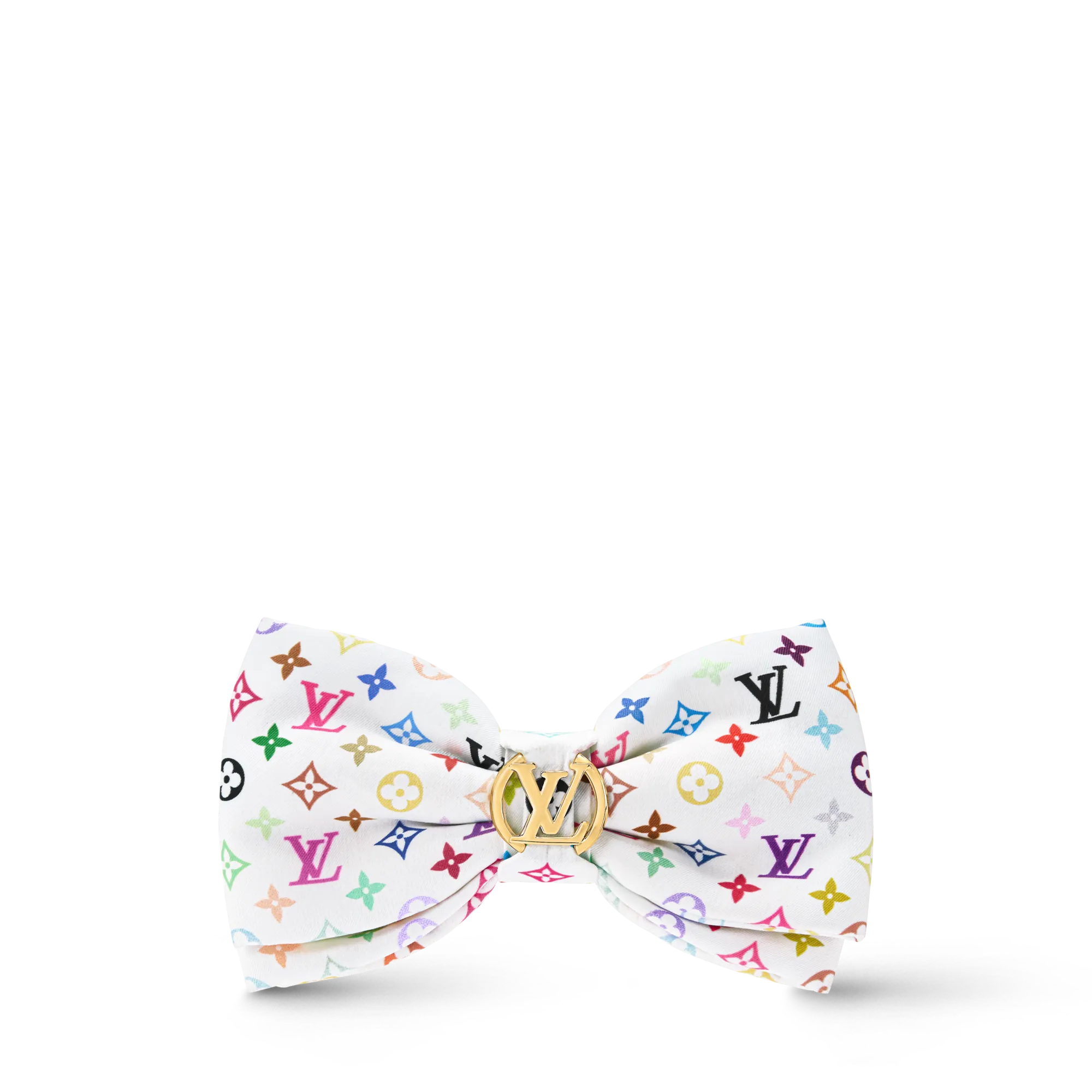 Louis Vuitton LV x TM Monogram Multicolor Bow Barrette Polyester Women - Fashion Jewelry M03722 Multicolour