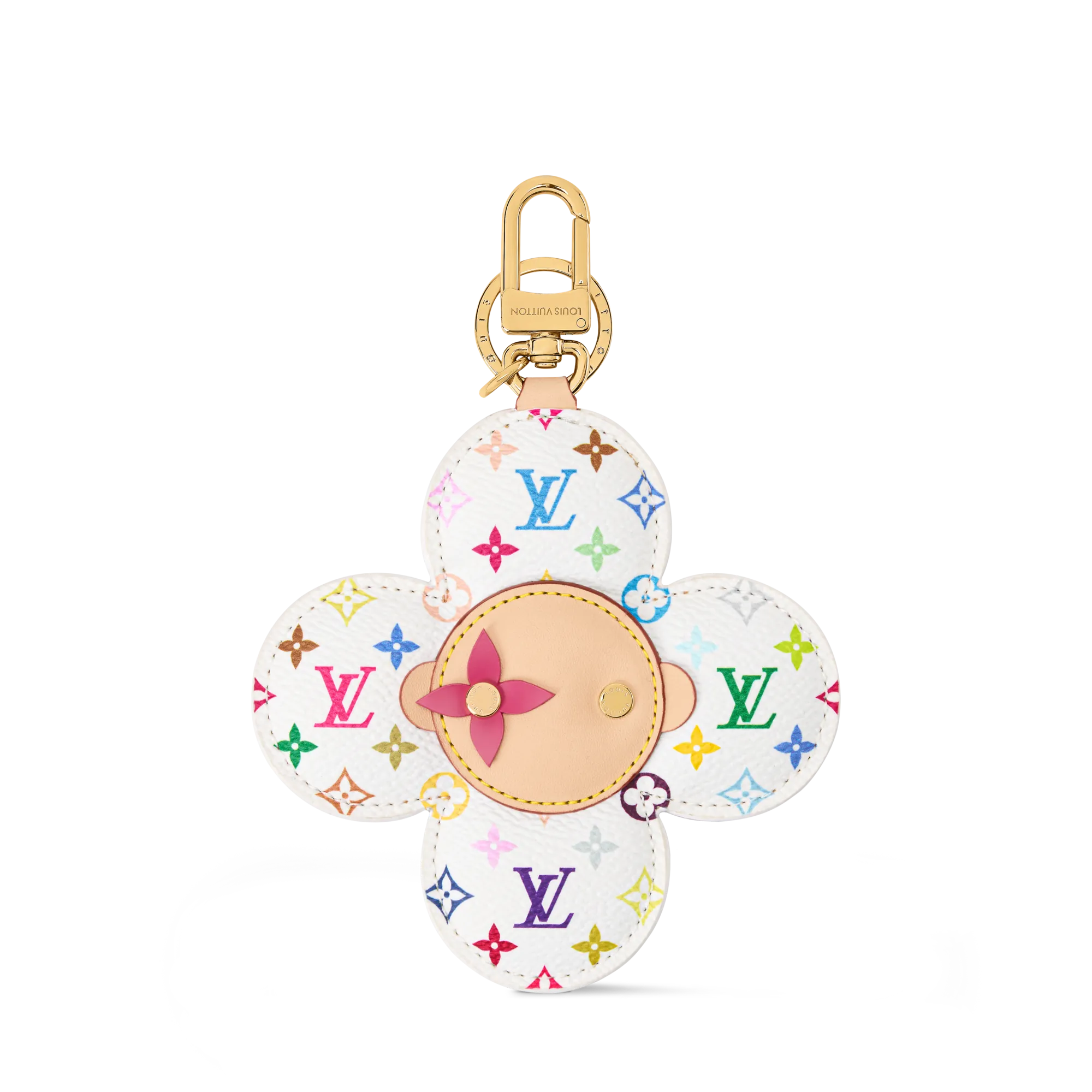 Louis Vuitton LV x TM Vivienne Head Bag Charm Coated Canvas Women - Accessories M03728 White