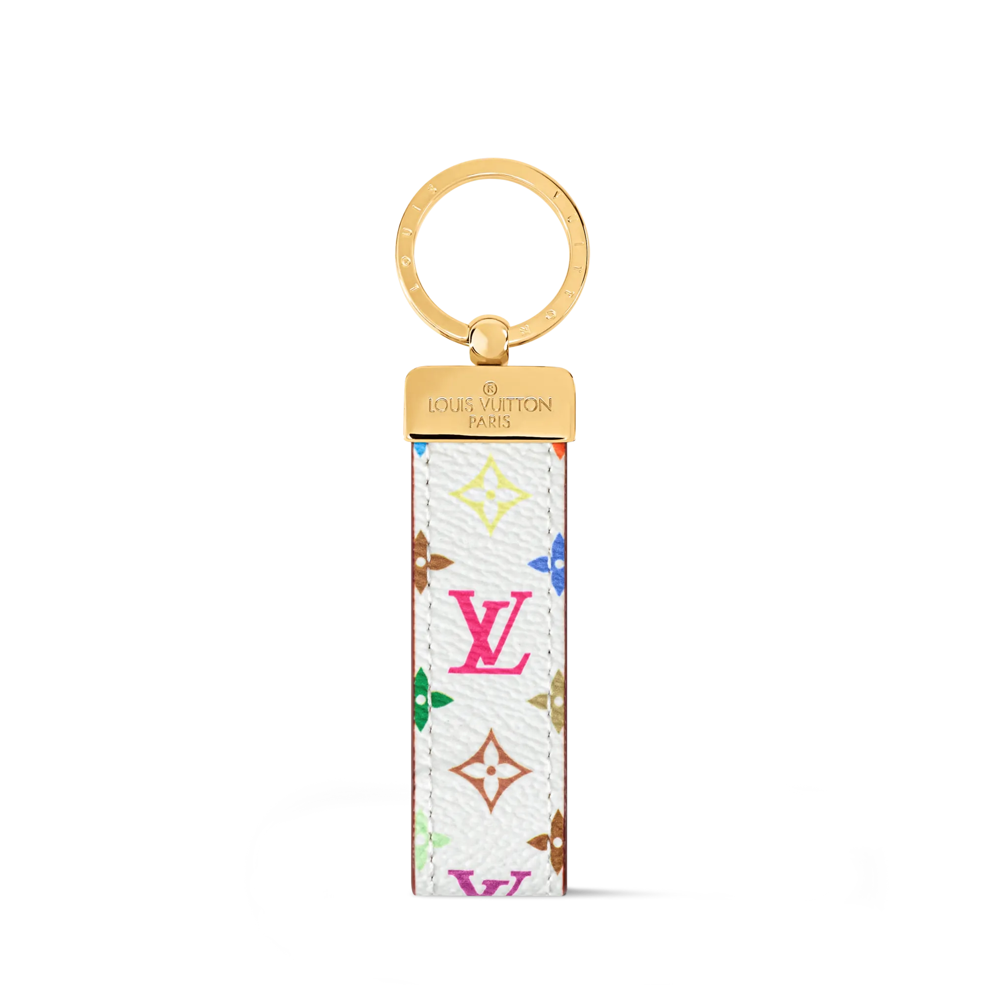 Louis Vuitton LV x TM Dragonne Key Holder Coated Canvas Women - Accessories M03730 White