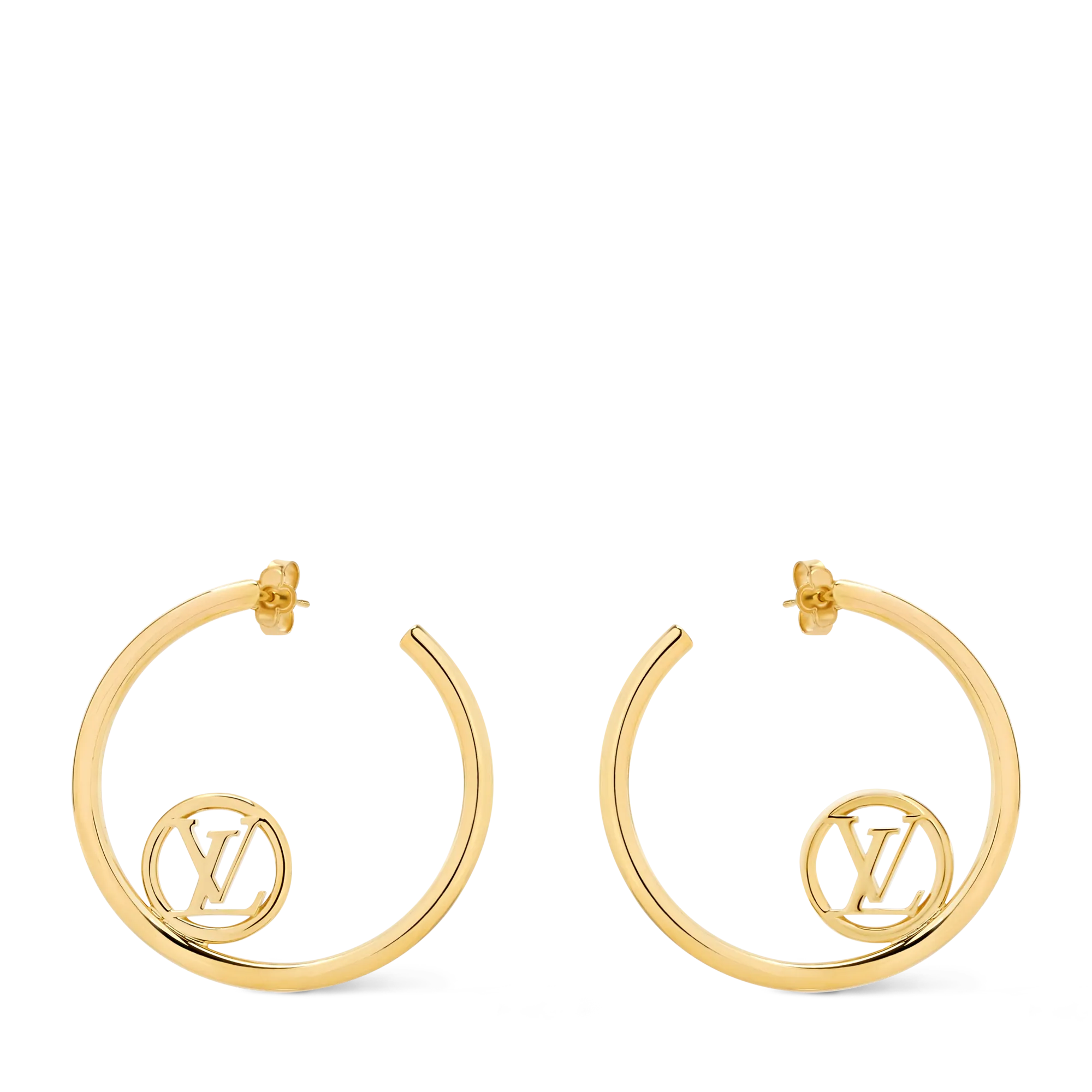 Louis Vuitton LV Loop Earrings Brass Women - Fashion Jewelry M03734 Gold