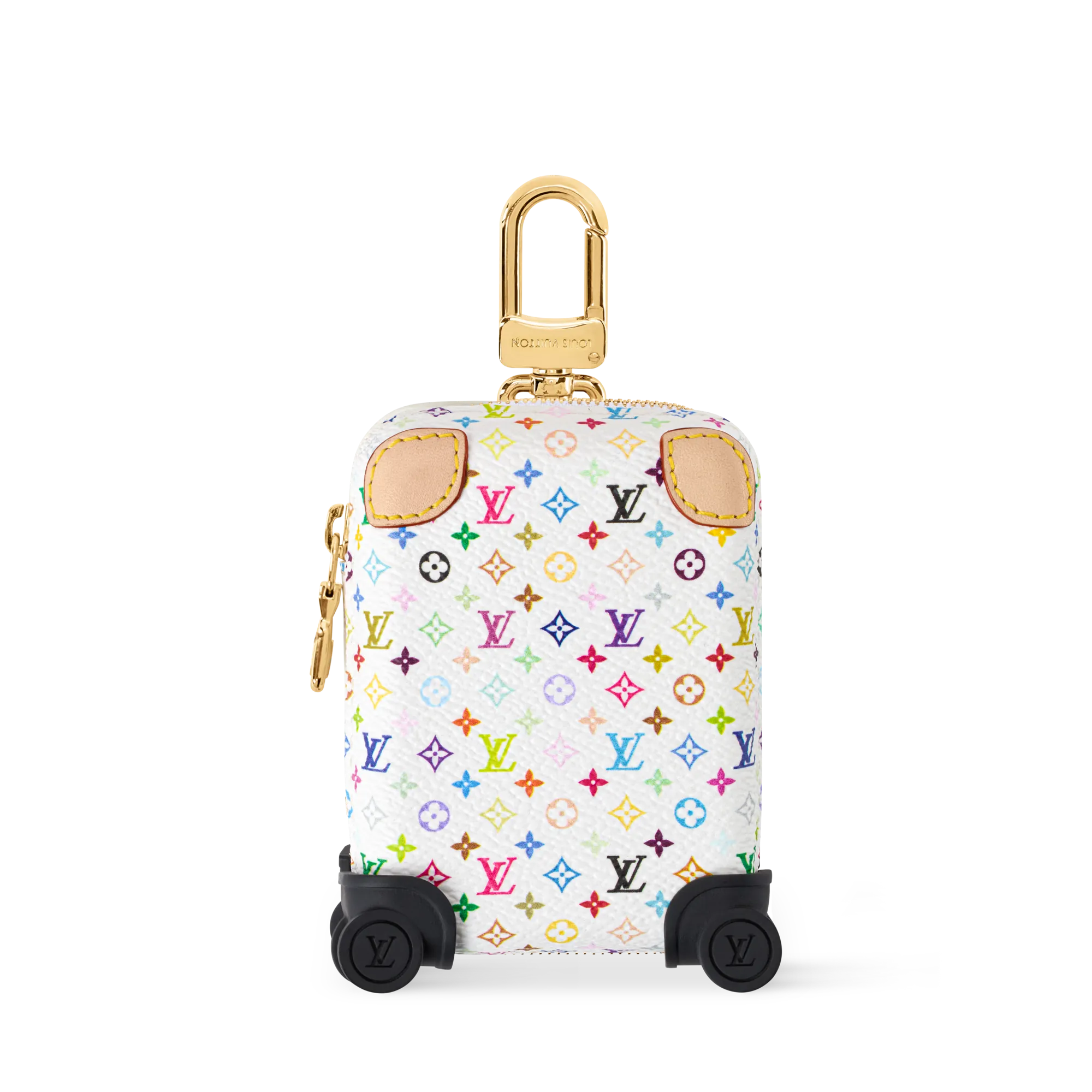 Louis Vuitton LV x TM Horizon Airpod Case Bag Charm Coated Canvas Women - Accessories M03745 White