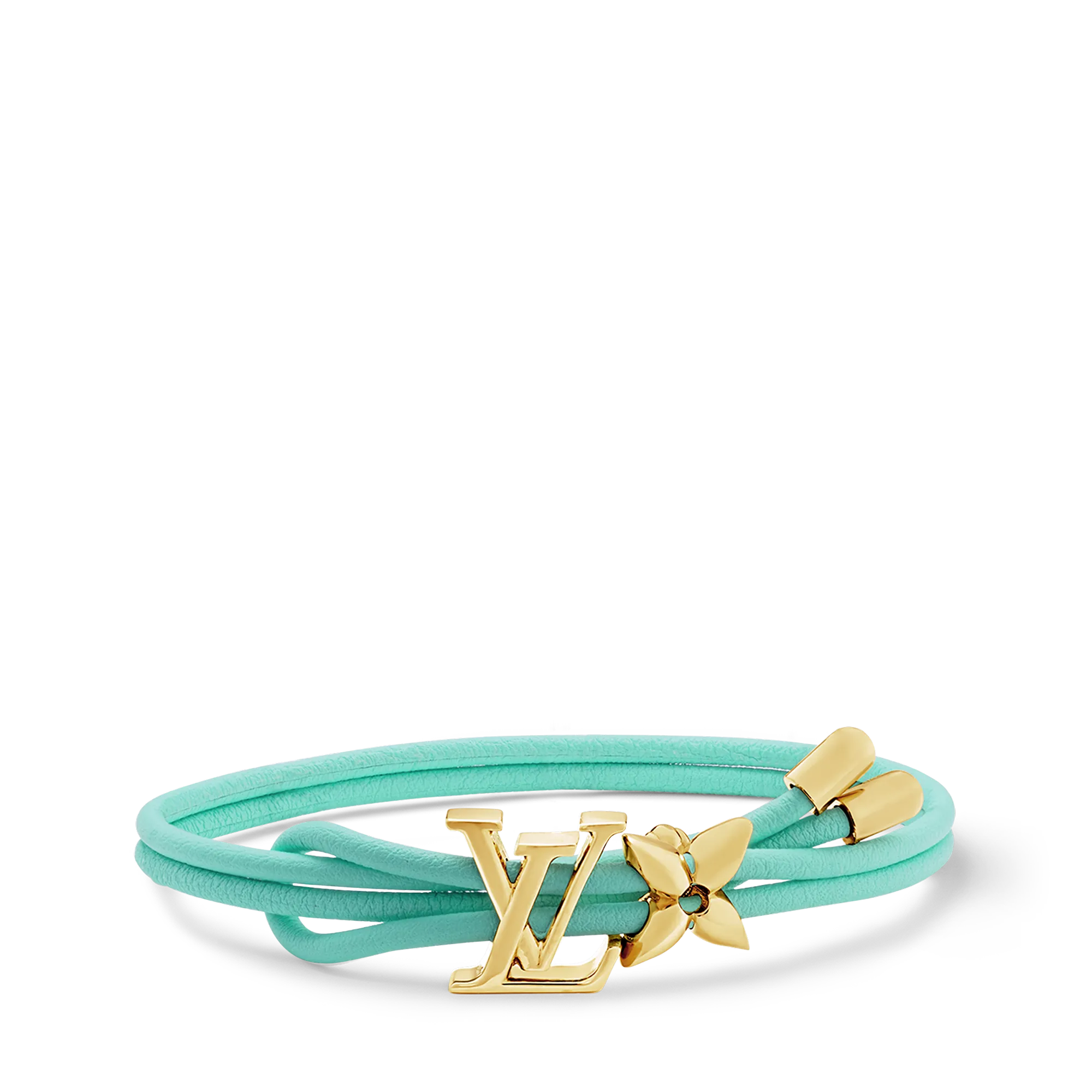 Louis Vuitton LV Bloom Bracelet Calf Leather Women - Fashion Jewelry M0973Z Green