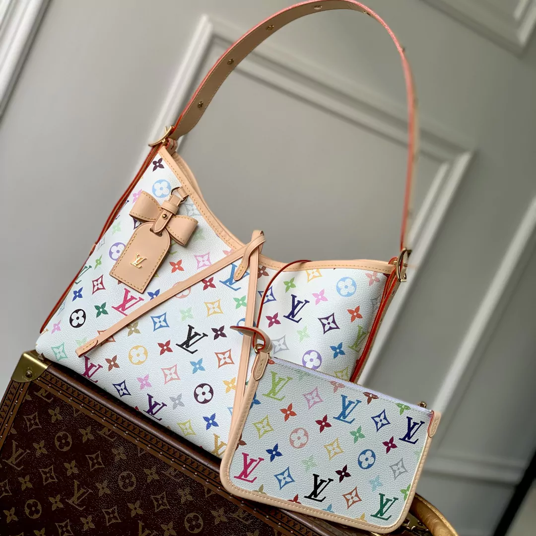 Louis Vuitton LV x TM CarryAll PM Coated Canvas - Bags and Wallets - Women's Bags M13661 Multicolore Blanc