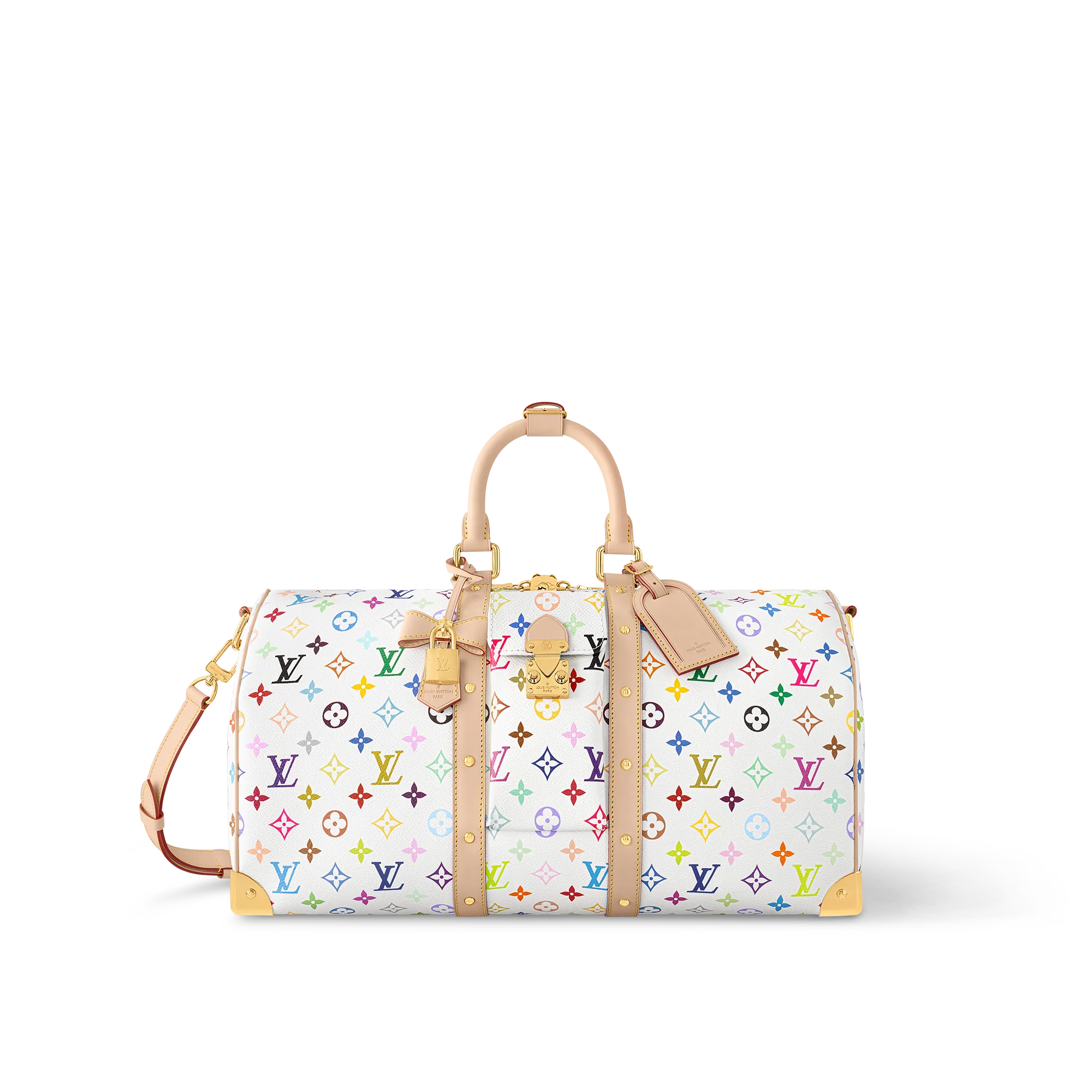 Louis Vuitton LV x TM Keepall Bandouliere 45 Monogram Canvas Men - Bags M13742 White