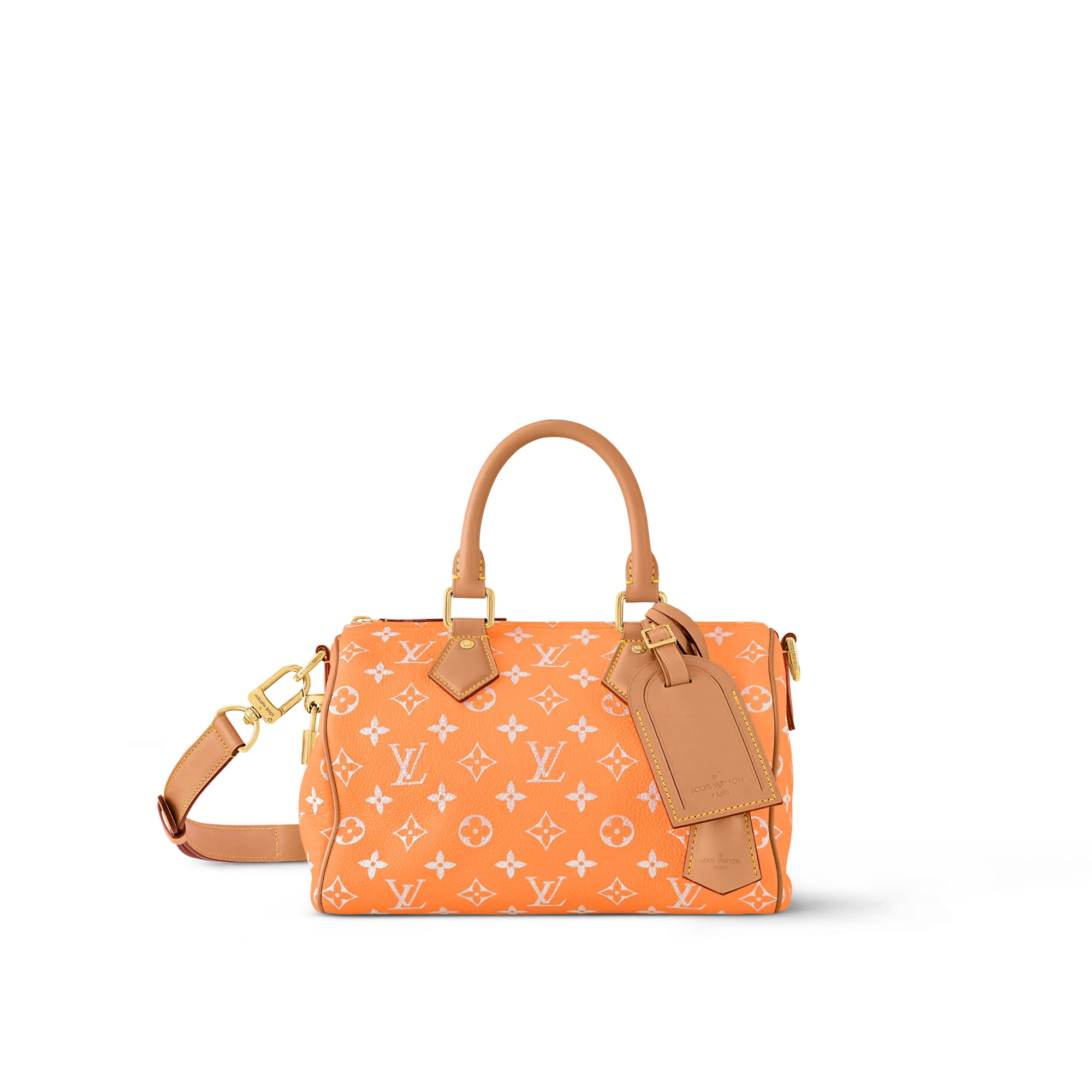 Louis Vuitton Speedy P9 Bandouliere 25 Autres Cuirs Monogram Les Extraordinaires - Leather Goods and Travel M13912 Orange