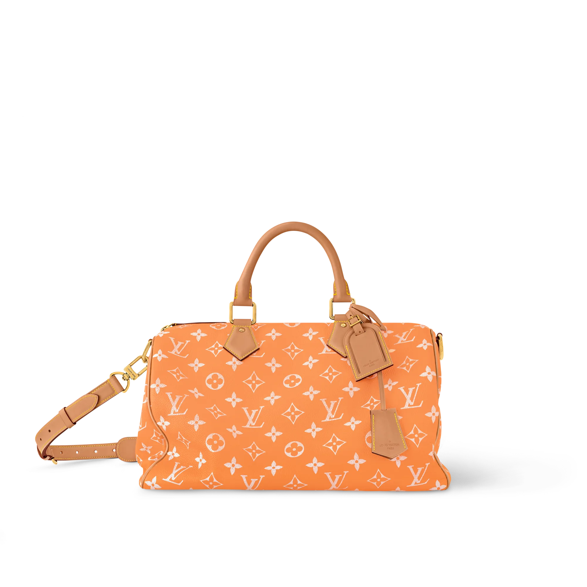 Louis Vuitton Speedy P9 Bandouliere 40 Autres Cuirs Monogram Les Extraordinaires - Leather Goods and Travel M13919 Orange