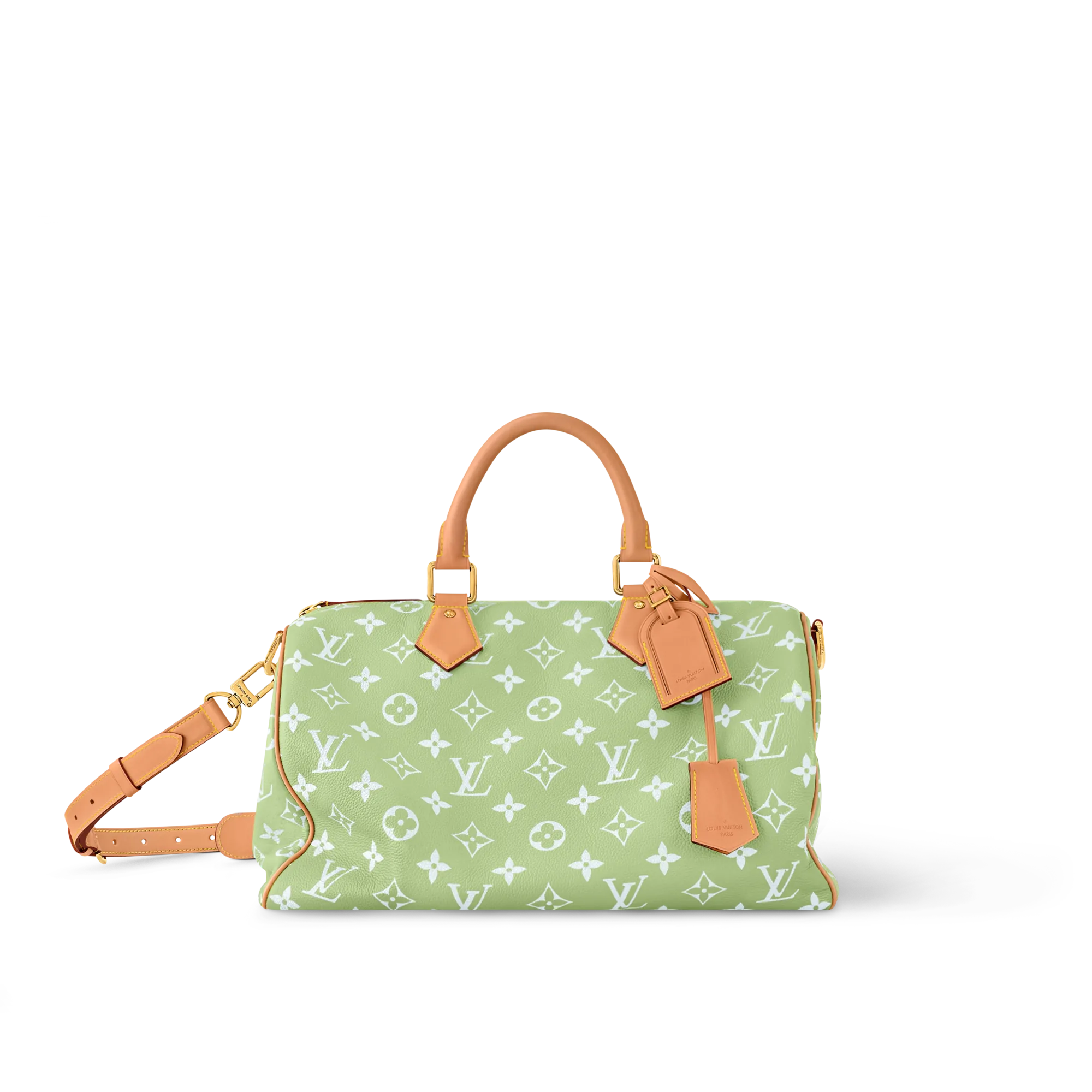 Louis Vuitton Speedy P9 Bandouliere 40 Autres Cuirs Monogram Les Extraordinaires - Leather Goods and Travel M13921 Green