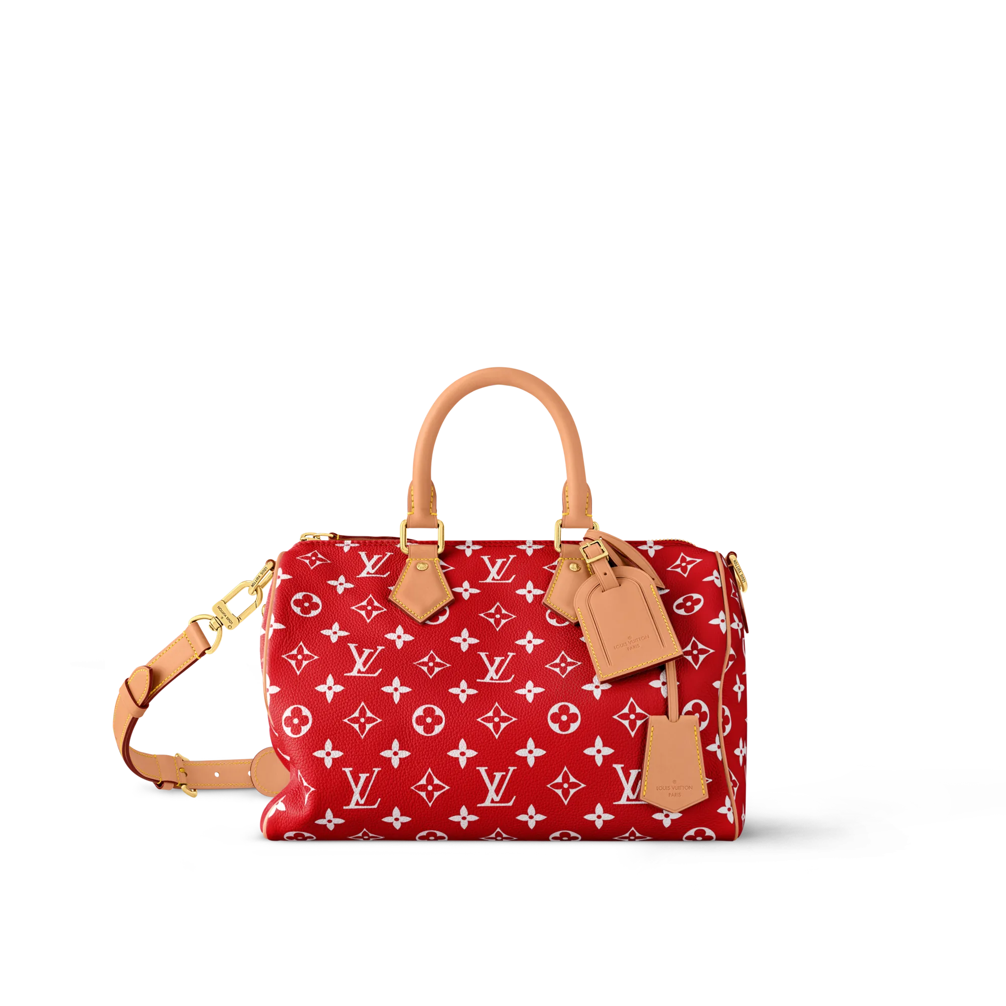 Louis Vuitton Speedy P9 Bandouliere 30 Speedy P9 Les Extraordinaires - Leather Goods and Travel M14067 Red