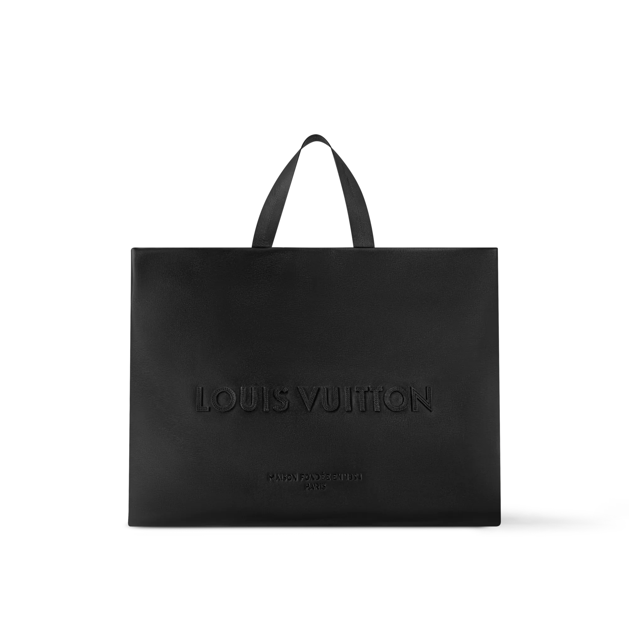 Louis Vuitton Shopper Tote GM Cowhide Men's Bag M14270 Black