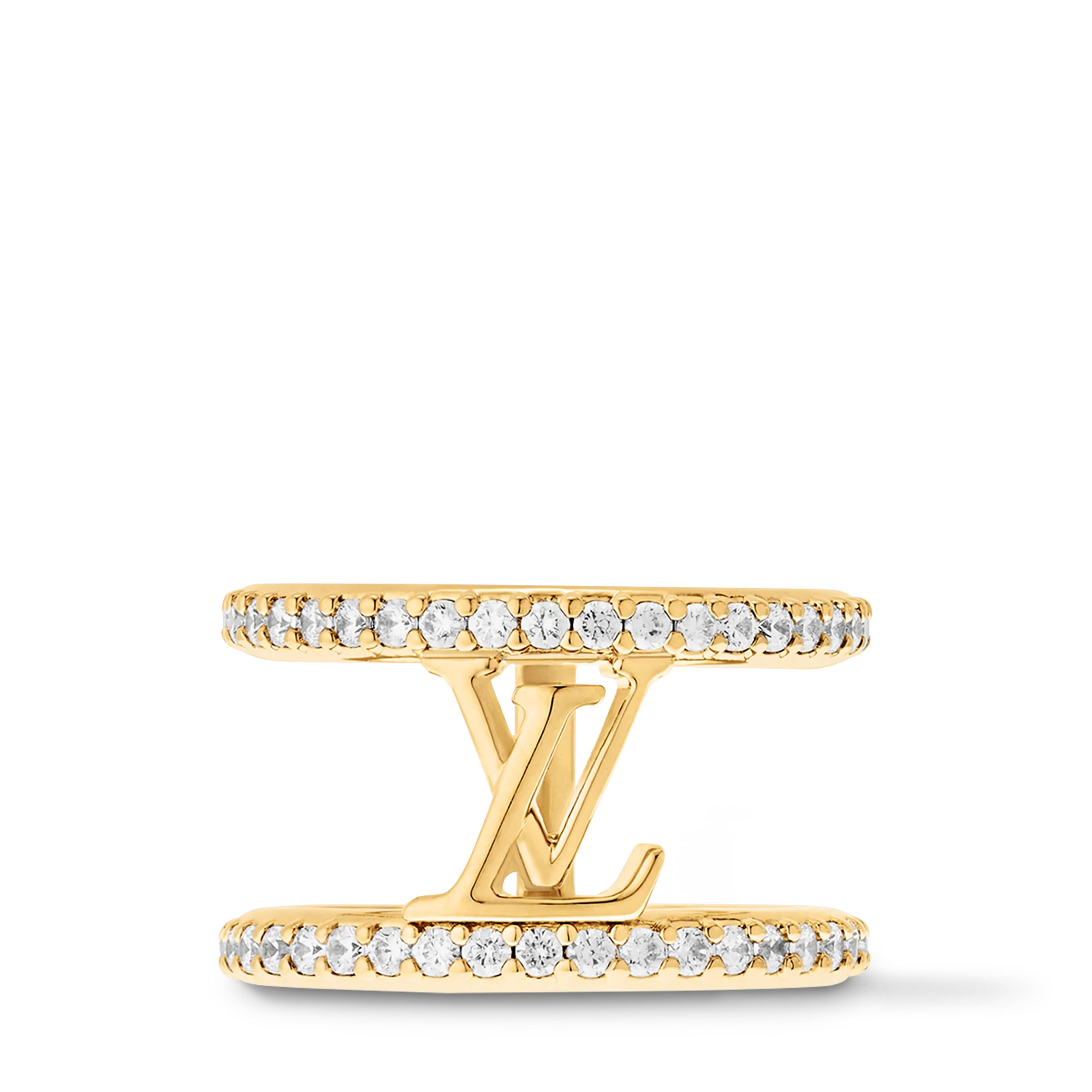 Louis Vuitton LV Iconic Ring Brass Women - Fashion Jewelry M1463M Gold