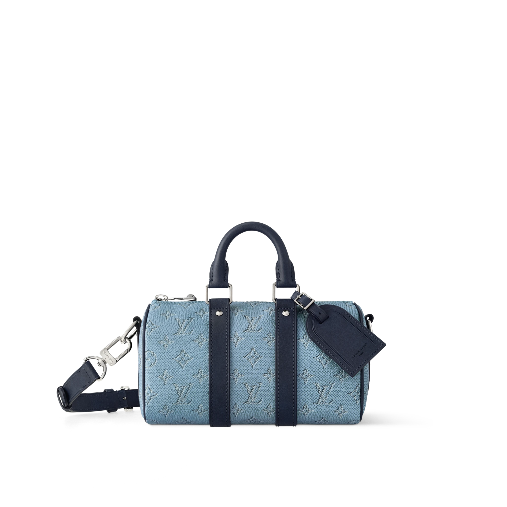 Louis Vuitton Keepall Bandoulière 25 Coated Canvas - Bags and Wallets - Men's Bags M14681 Blue