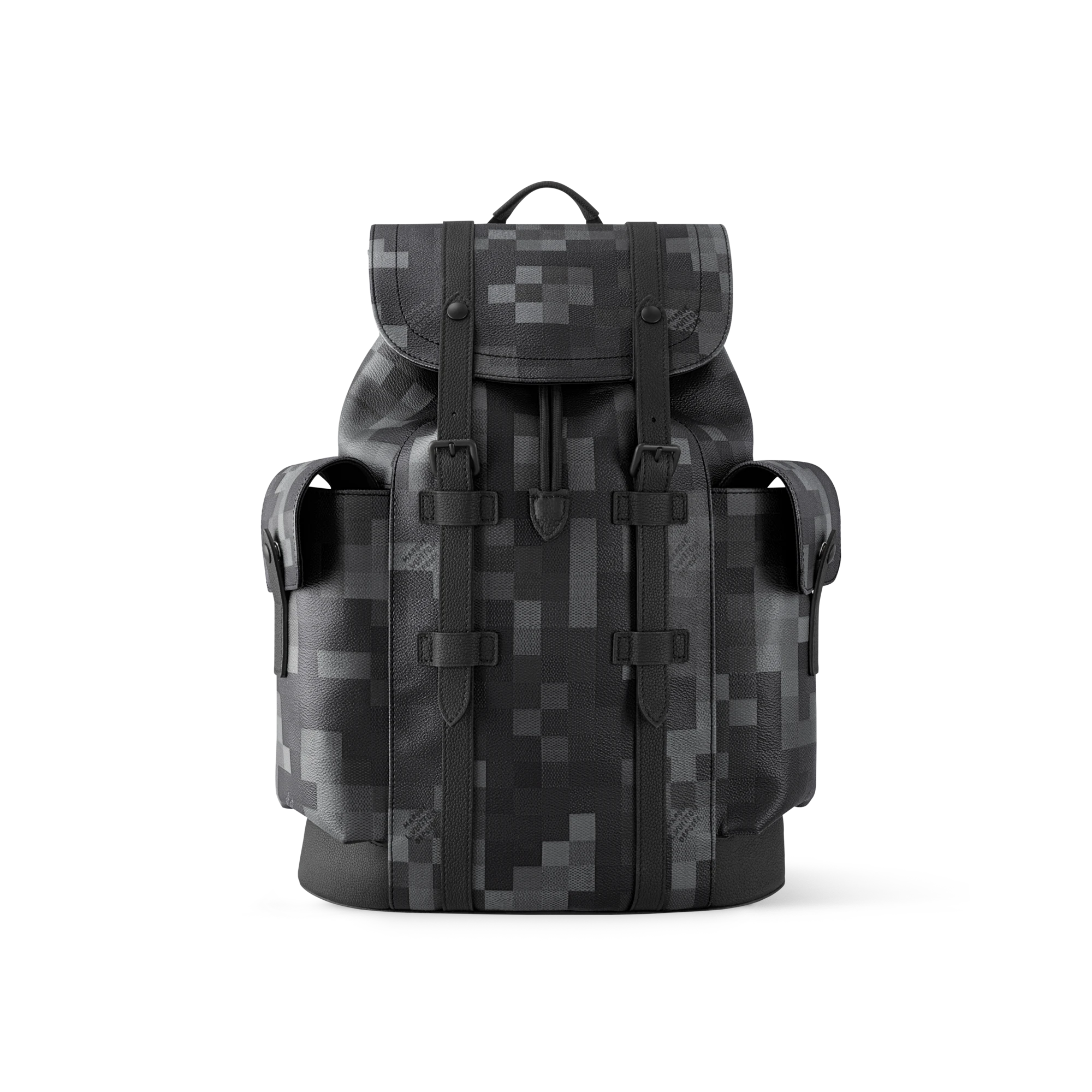 Louis Vuitton Christopher MM Coated Canvas - Bags and Wallets - Men's Bags M14952 Black