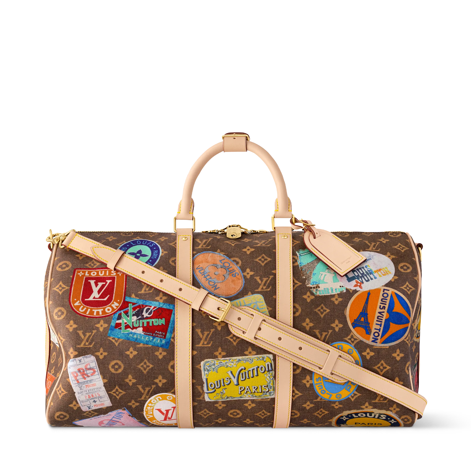 Louis Vuitton Keepall Bandouliere 50 Coated Canvas Women - Travel M15042 Brown