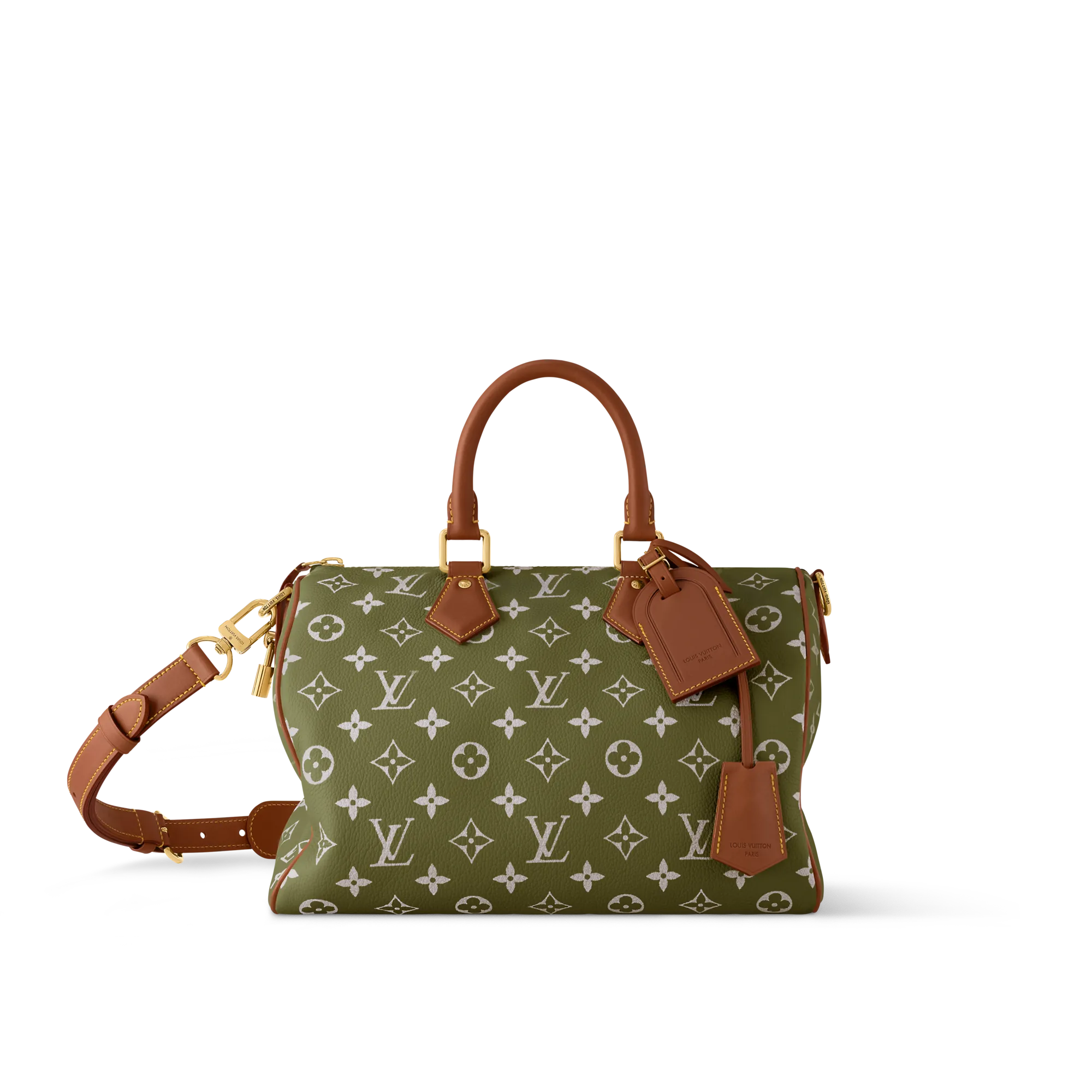 Louis Vuitton Speedy P9 Bandouliere 30 Autres Cuirs Monogram Les Extraordinaires - Leather Goods and Travel M15241 Green
