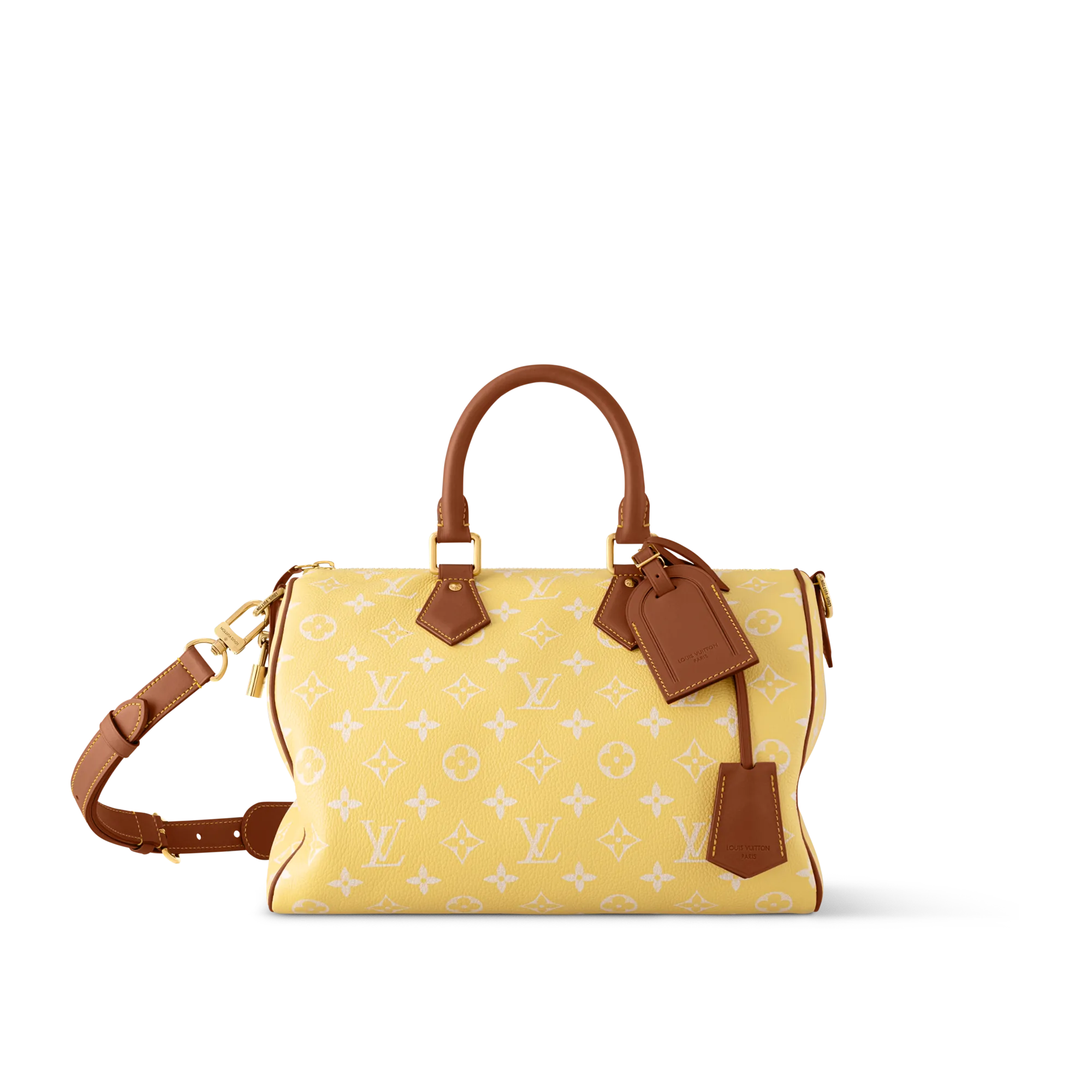 Louis Vuitton Speedy P9 Bandouliere 30 Autres Cuirs Monogram Les Extraordinaires - Leather Goods and Travel M15242 Yellow