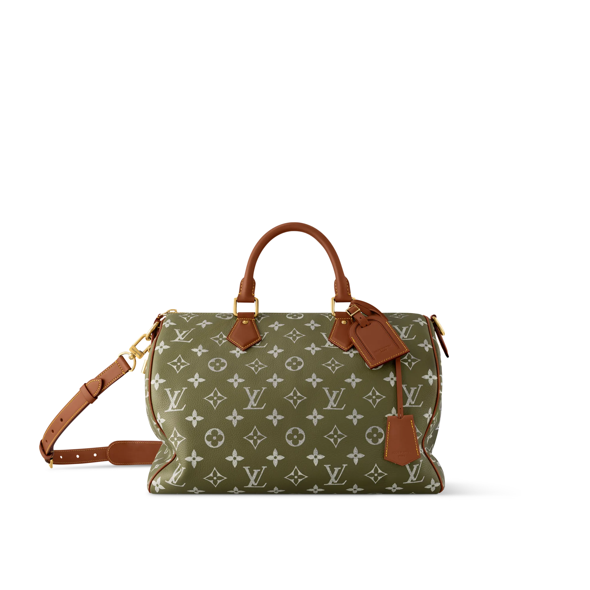 Louis Vuitton Speedy P9 Bandouliere 40 Autres Cuirs Monogram Les Extraordinaires - Leather Goods and Travel M15244 Green