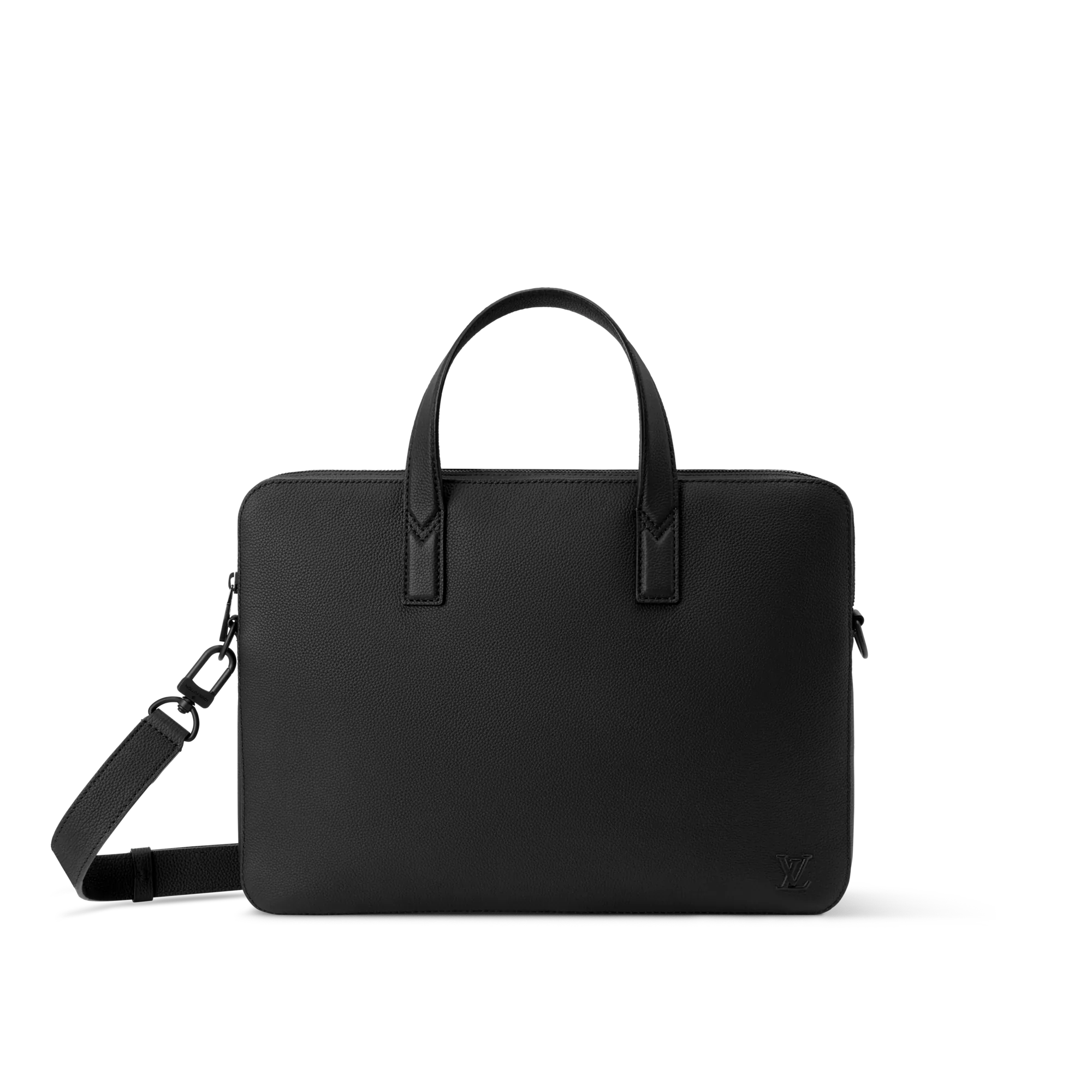 Louis Vuitton Gate Briefcase Lv Aerogram Men's Bag M15258 Black