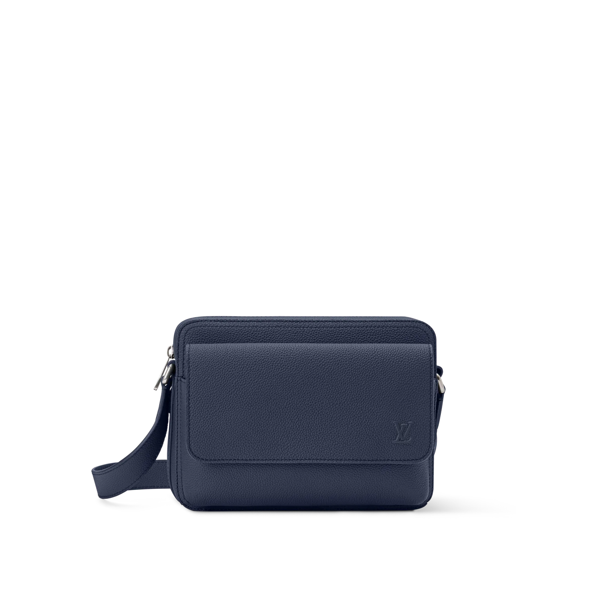 Louis Vuitton Boarding Messenger Lv Aerogram Men's Bag M15260 Blue