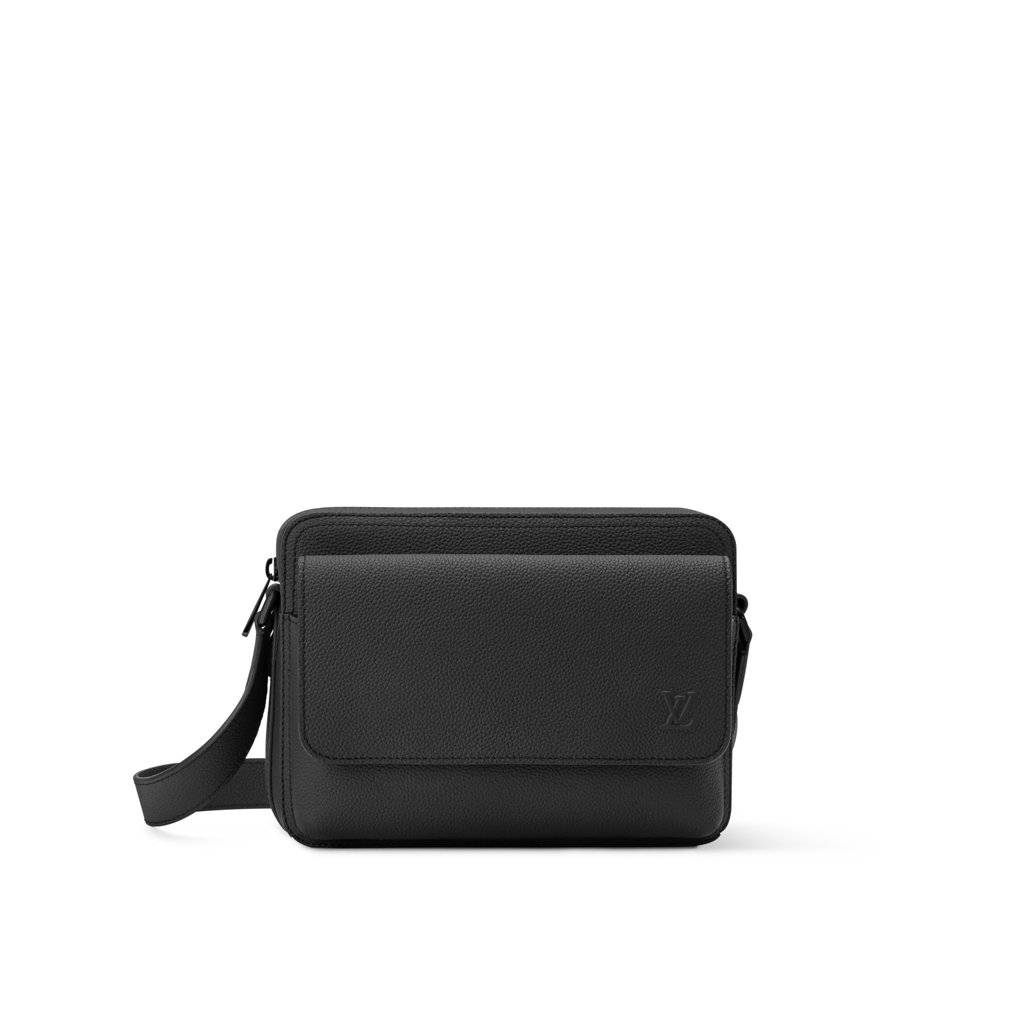 Louis Vuitton Boarding Messenger Lv Aerogram Men's Bag M15265 Black