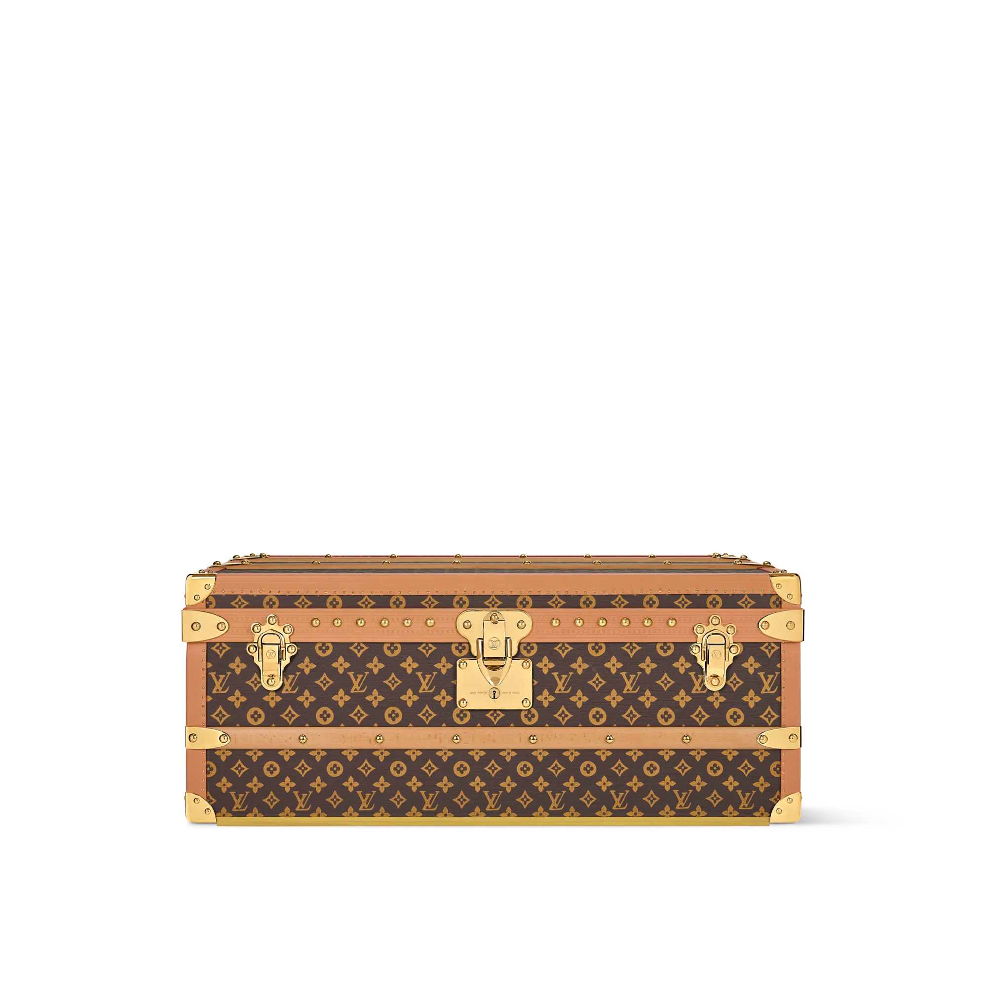 Louis Vuitton Courrier Cabine 80 Monogram Canvas Trunks, Travel and Home - Trunks and Boxes M15423 Brown