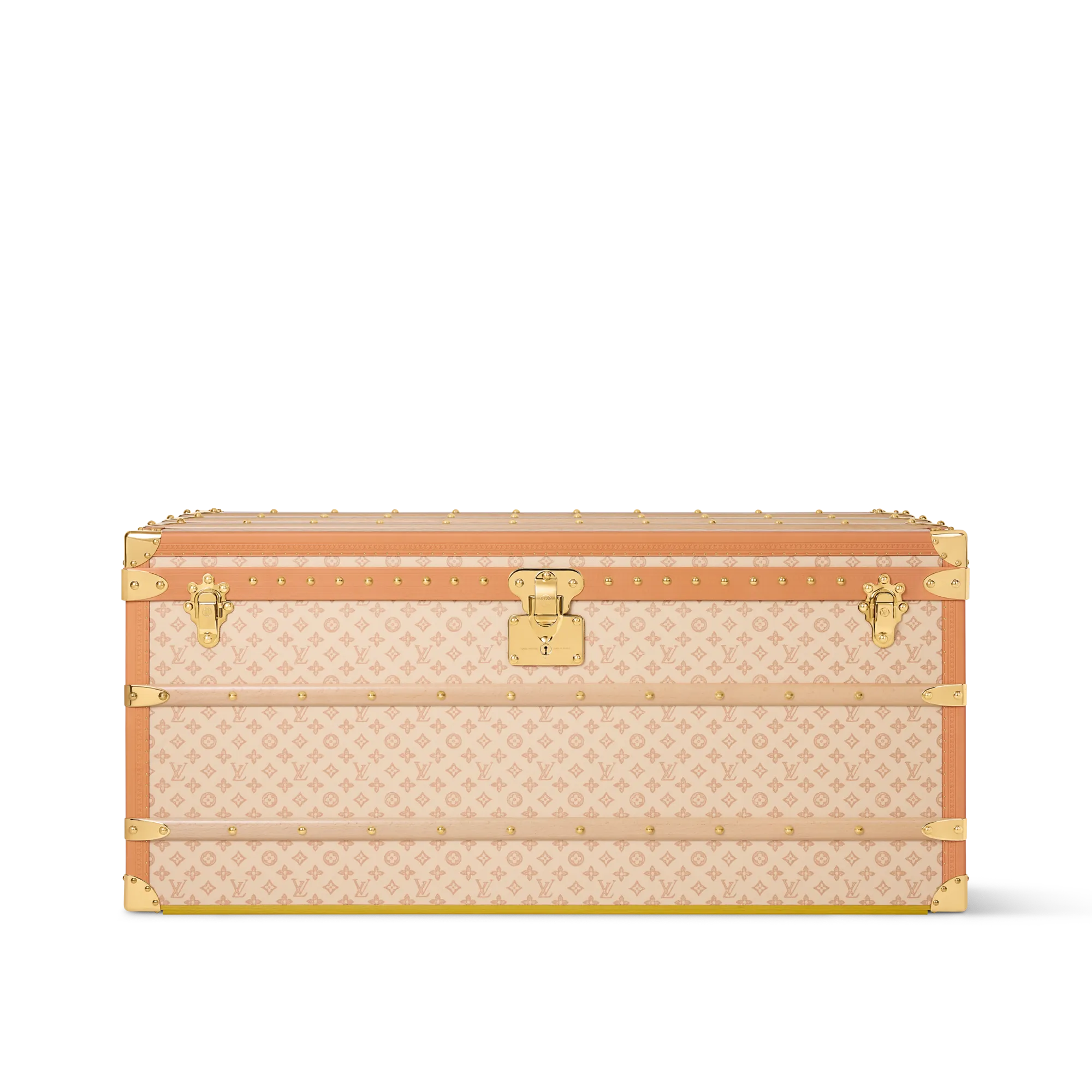 Louis Vuitton Courrier Lozine 110 Monogram Canvas Trunks, Travel and Home - Trunks and Boxes M15426 Beige