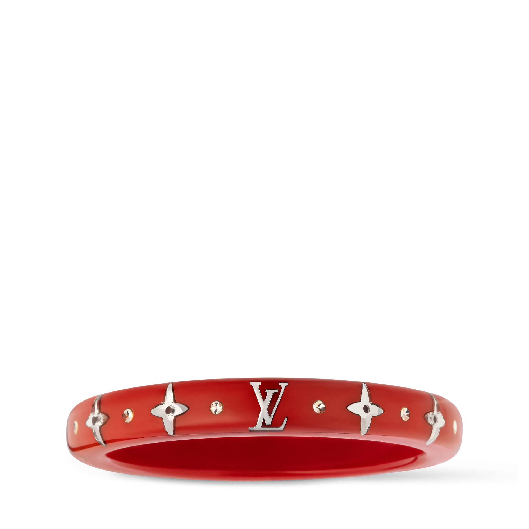 Louis Vuitton LV Sparks Bangle Plexiglass Women - Fashion Jewelry M1690M Red