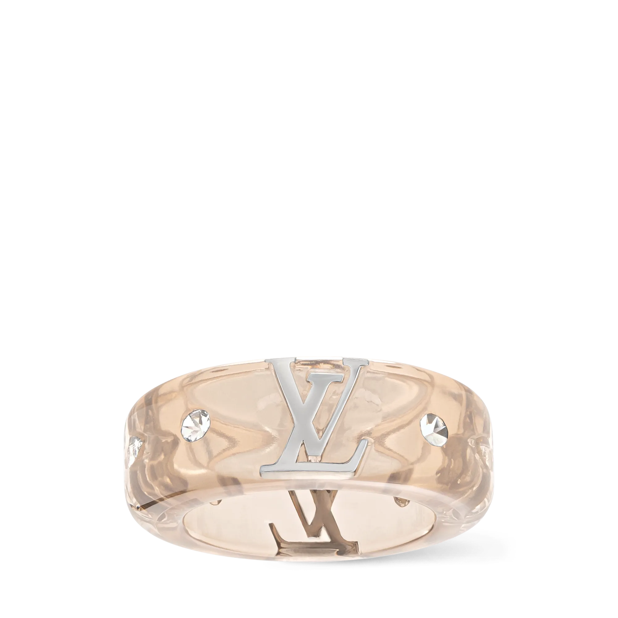 Louis Vuitton LV Sparks Ring Plexiglass Women - Fashion Jewelry M1701M Orange