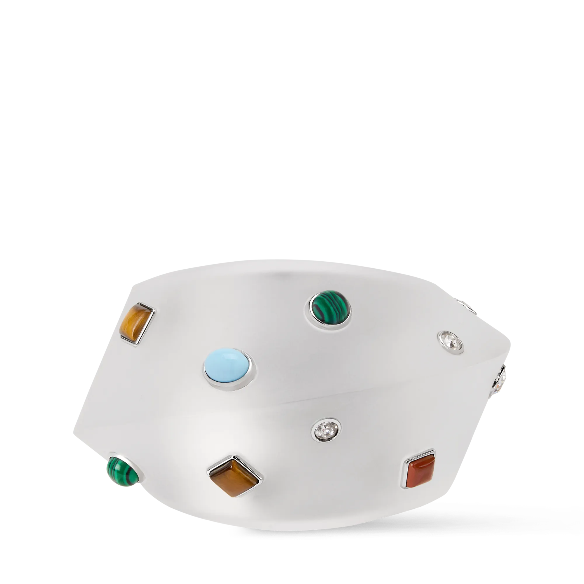 Louis Vuitton LV Swirl Cuff Resin Women - Fashion Jewelry M1822A White