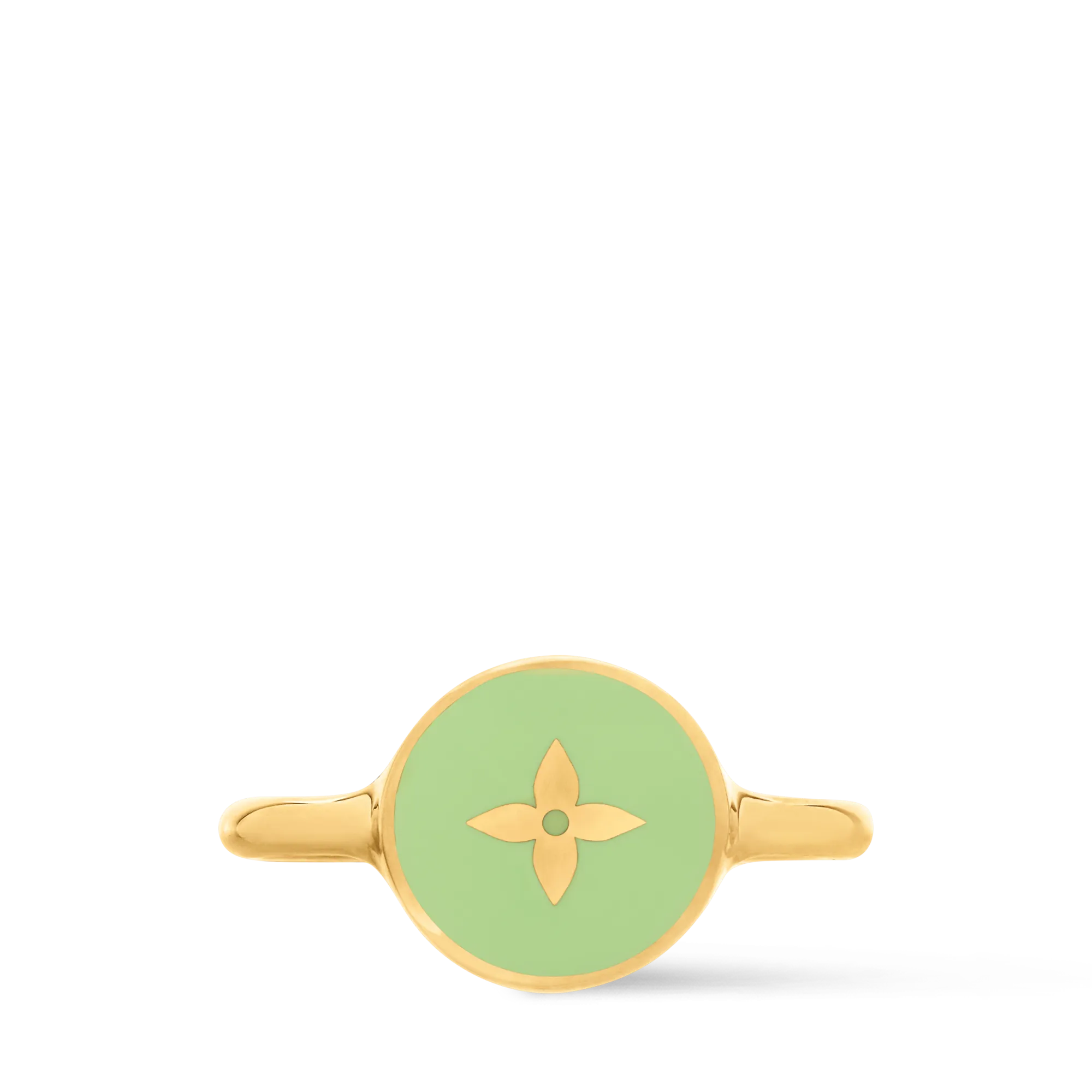 Louis Vuitton LV Confetti Ring Brass Women - Fashion Jewelry M1859M Green