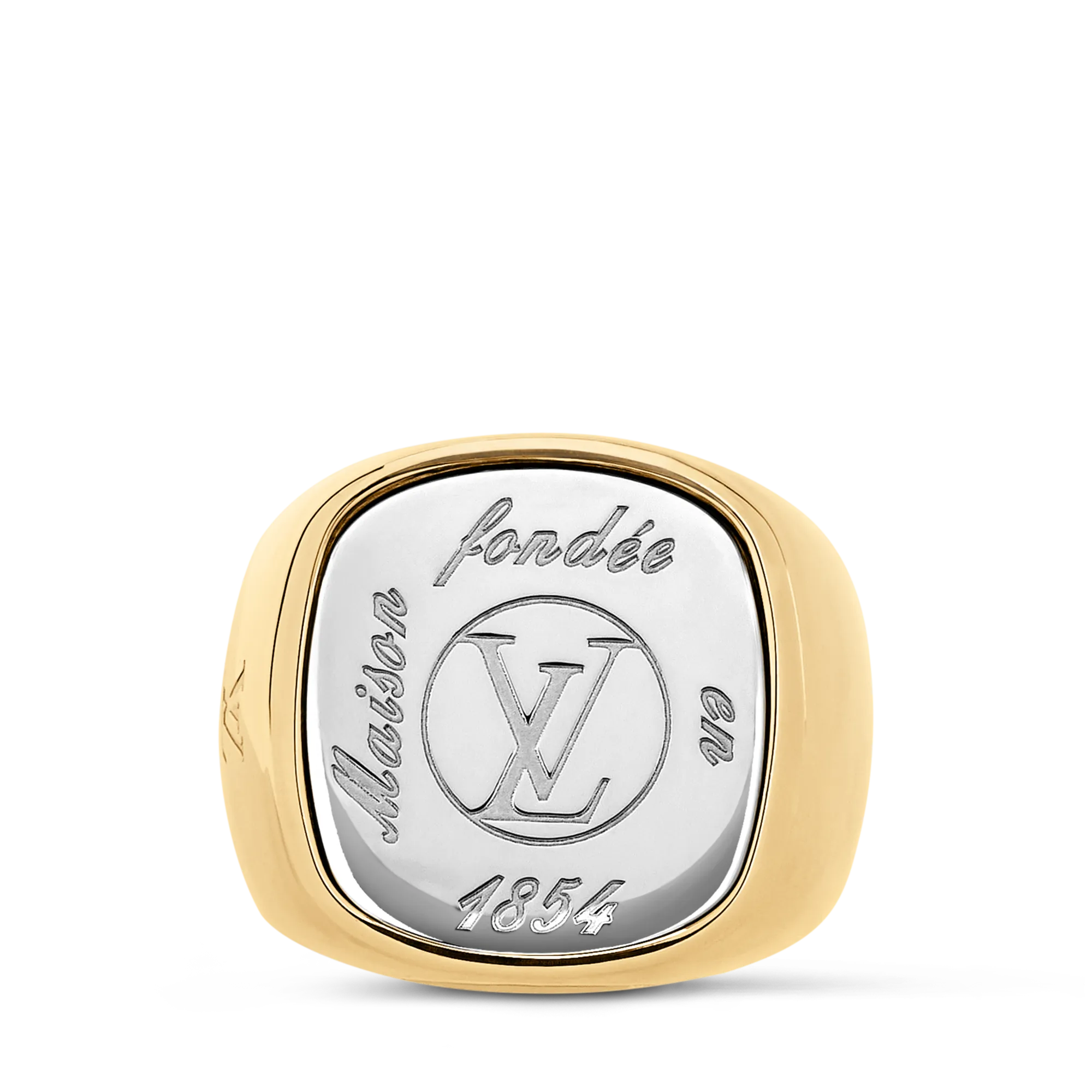 Louis Vuitton LV Signet Ring Brass Women - Fashion Jewelry M1911M Gold