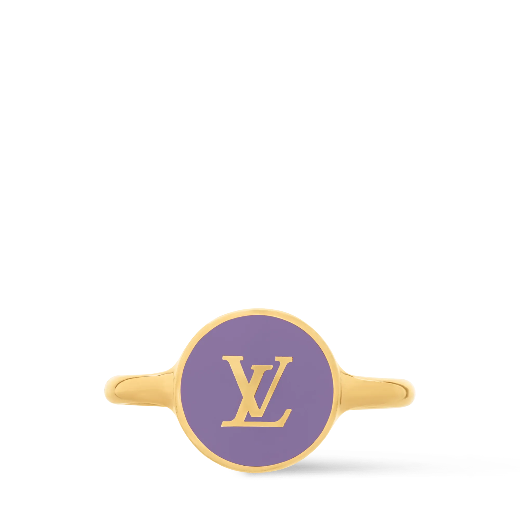 Louis Vuitton LV Confetti Ring Brass Women - Fashion Jewelry M1922M Violet