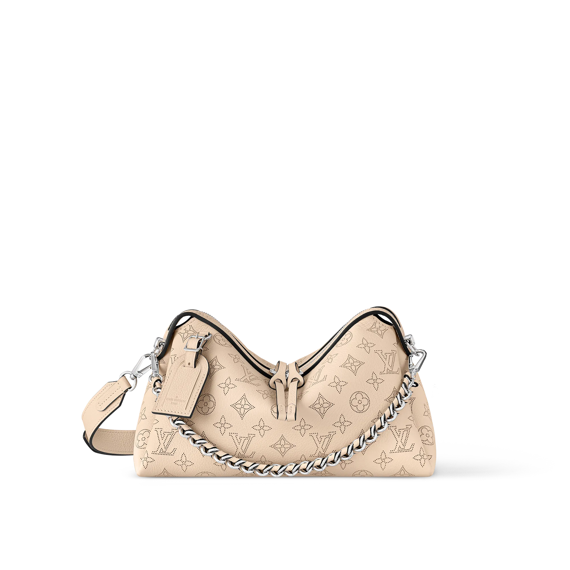 Louis Vuitton Hand It All PM Mahina - Women's Bags M24114 Beige